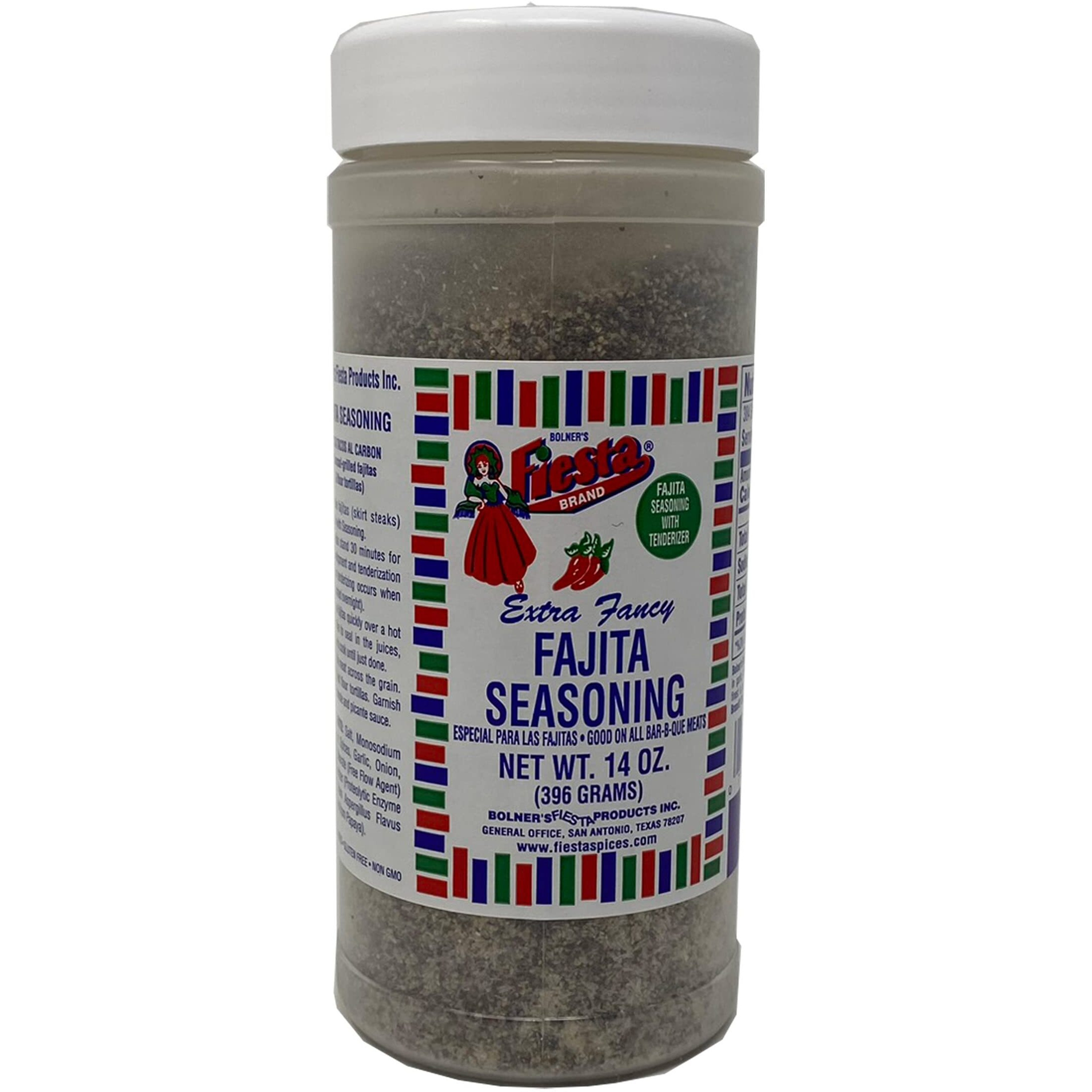 Bolner's Fiesta Extra Fancy Fajita Seasoning 14 Oz Plastic Jar (Pack Of 1)