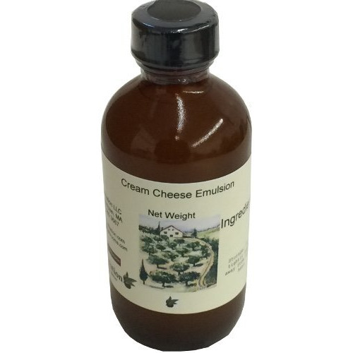 Olivenation Cream Cheese Emulsion, Water Soluble Baking Flavor For Cakes, Cookies, Fillings, Frosting, Beverages, Gluten Free - 8 Ounces