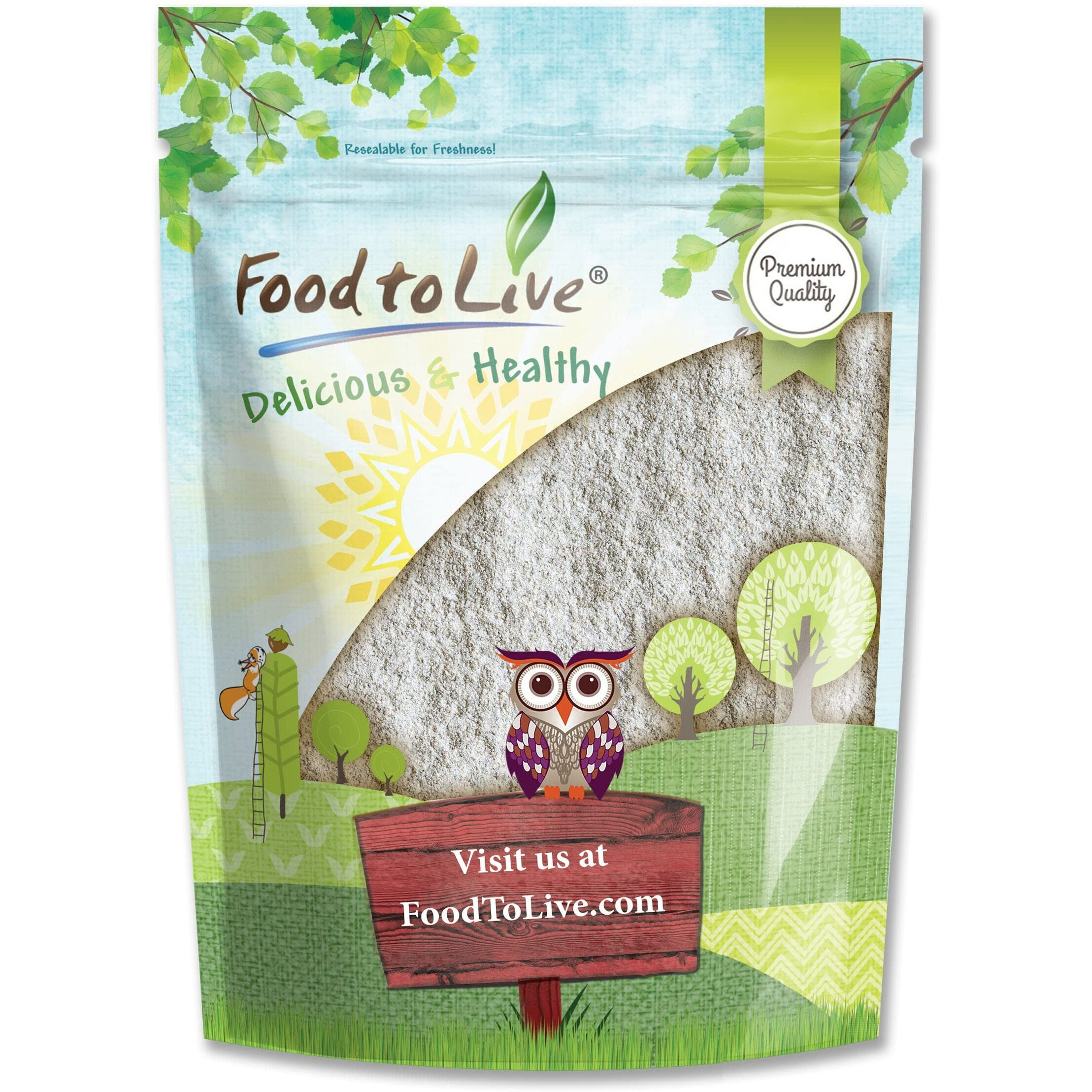 Food To Live Rye Flour, 4 Pounds - Stone Ground From Whole Grain Rye Berries, Kosher, Vegan, Bulk, Great For Bread Baking, Product Of The Usa