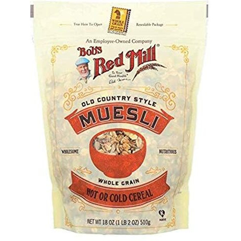 Bob's Red Mill Cereal Muesli, 18 Ounce (Pack Of 4)