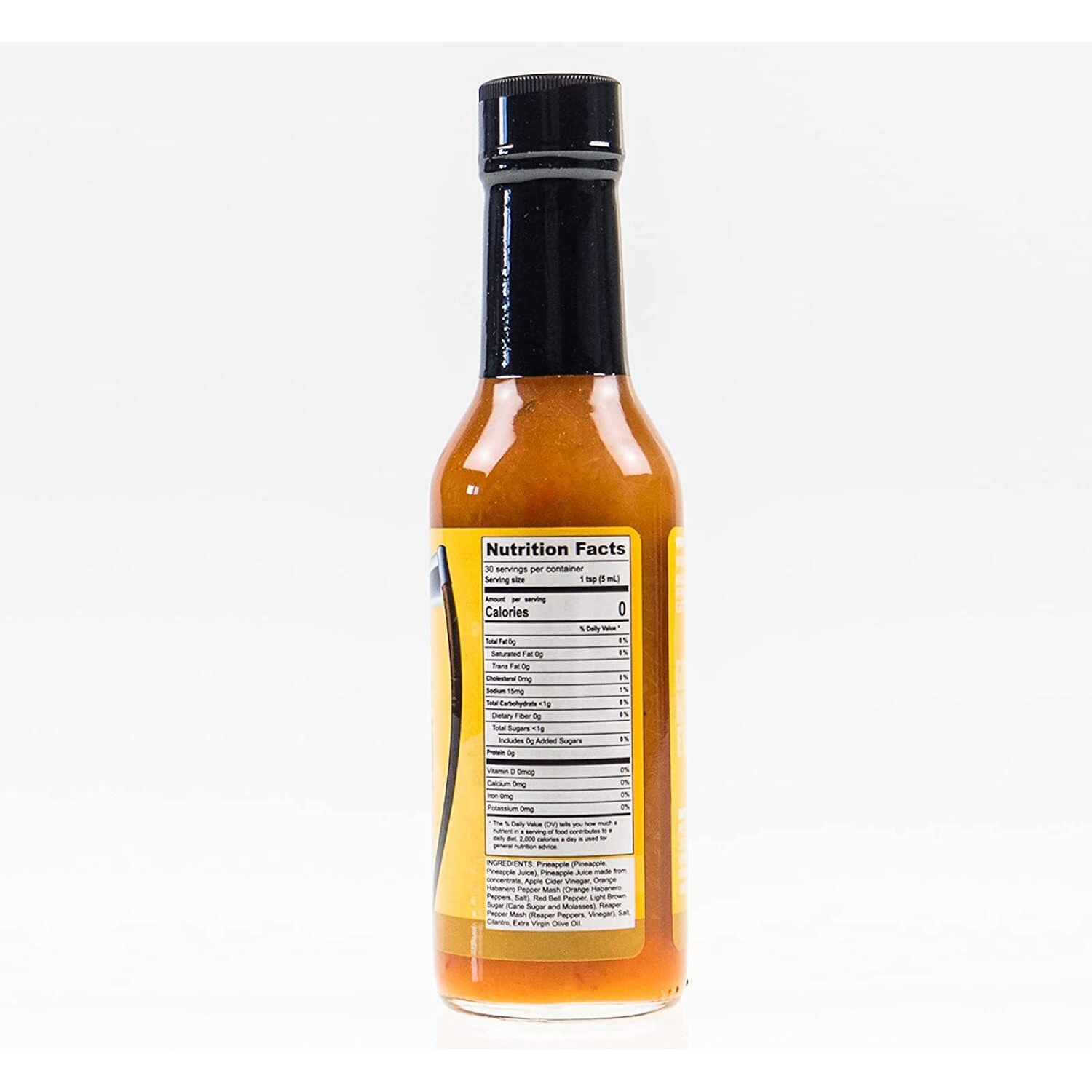 Pepper Joes Pineapple Reaper Hot Sauce - Premium Carolina Reaper Sauce - Made With Worlds Hottest Chili Pepper And Ripe Pineapple - 5 Ounces