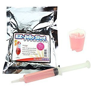 Miami Vice Jello Shot Mix 6.78 Oz - Premium Gluten-Free Jello Mix For Tasty Jello Shots - Easy To Make Ez Gelatin Powder Mix For Jello Shots - Adult New Year And Holiday Party Supplies