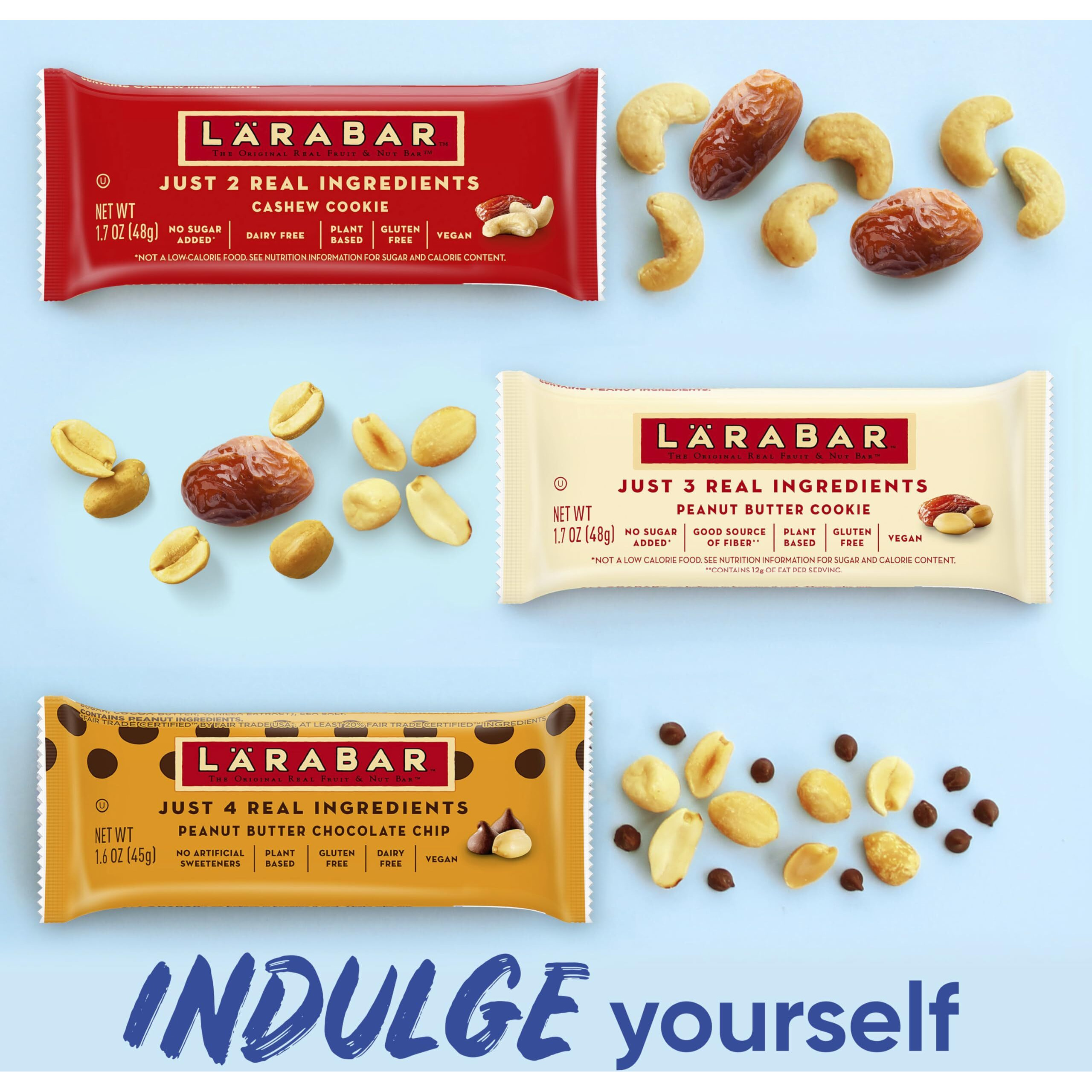 Larabar Variety Pack, Gluten Free Vegan Fruit & Nut Bars, 18 Bars, 1 Lb 14 Oz