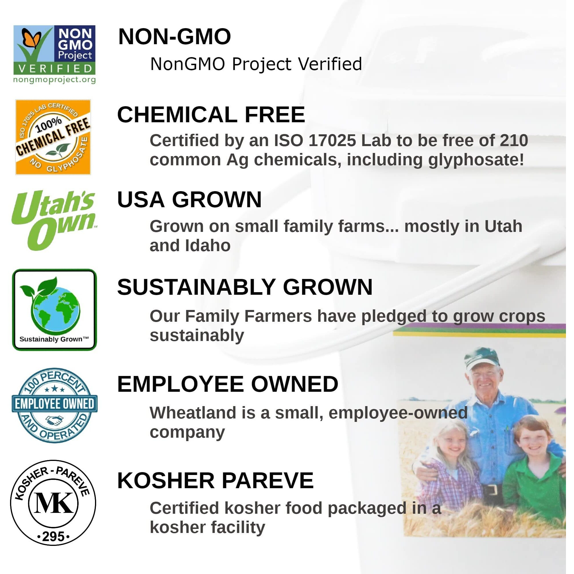 Wheatland Lentils  20Lb  Mylar, Oxygen Absorber And Bucket Provide 25 Year Shelf Life  Lab Tested Iso 17025 Verified Chemical-Free  Never Irradiated, No Desiccants And Non Gmo  High Trust Seller  Emergency Food Storage Wheatland 40 Year Legacy