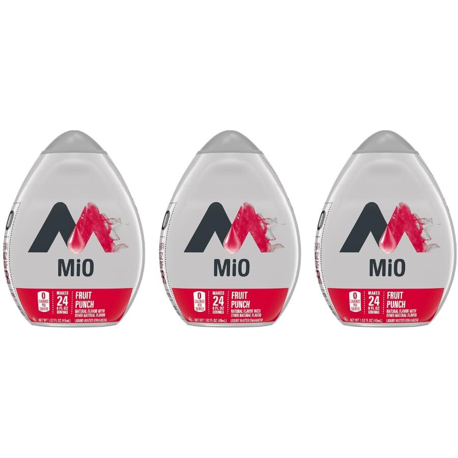 Mio Liquid Water Enhancer, Fruit Punch, 1.62 Oz, (Pack Of 3)