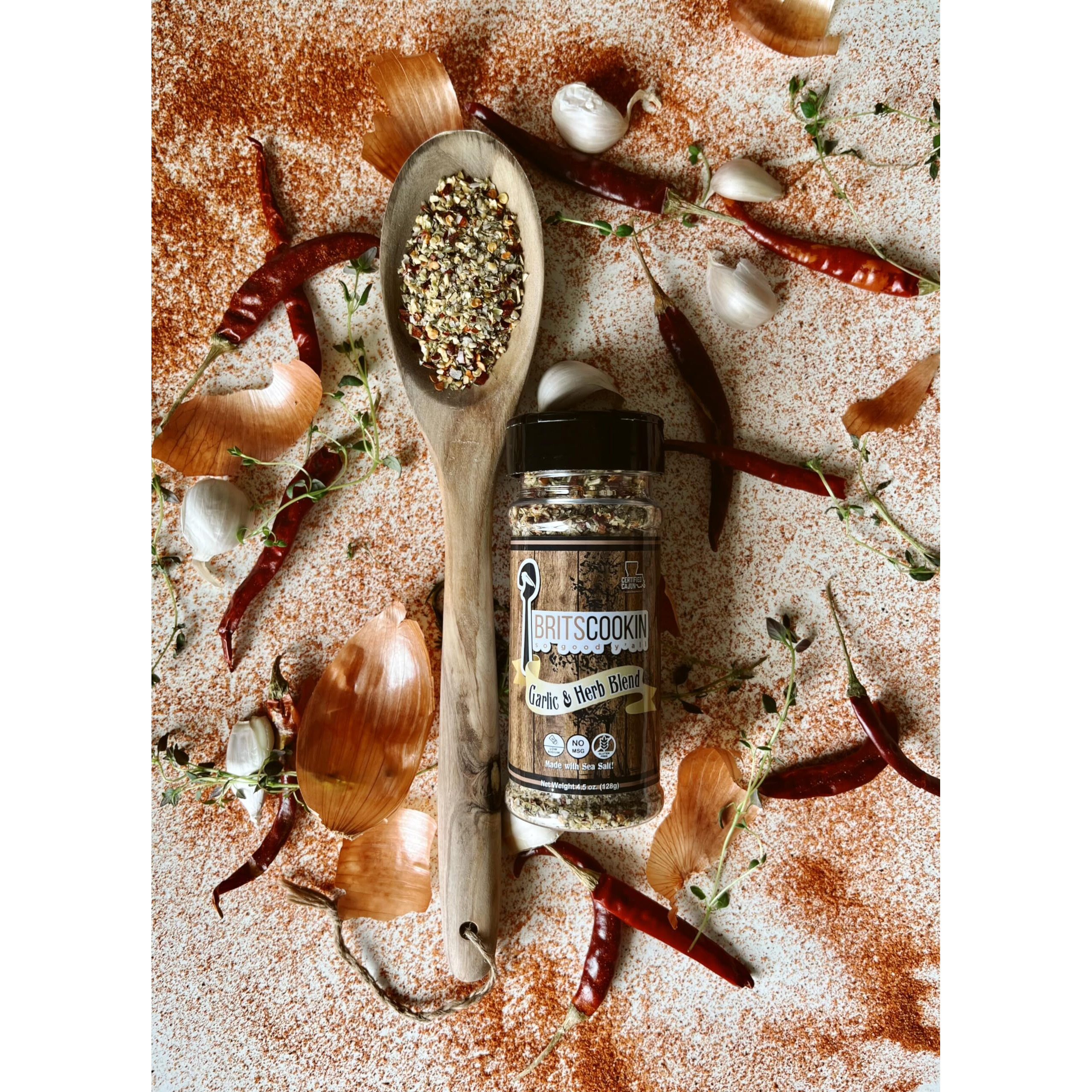 Britscookin - Garlic & Herb Seasoning 4.5 Oz, Pack Of 1