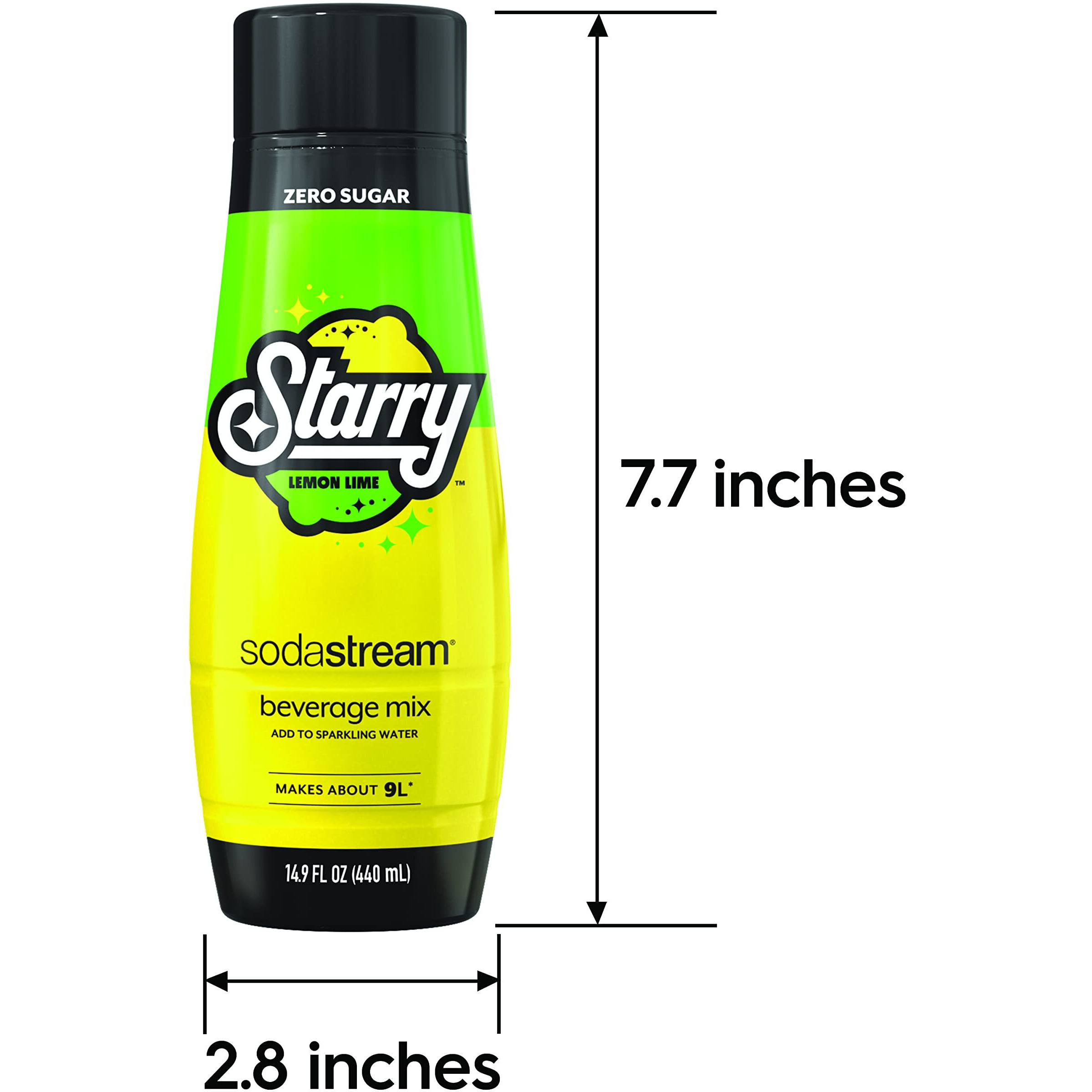 Sodastream Starry Zero Sugar Beverage Mix (440Ml, Pack Of 6)