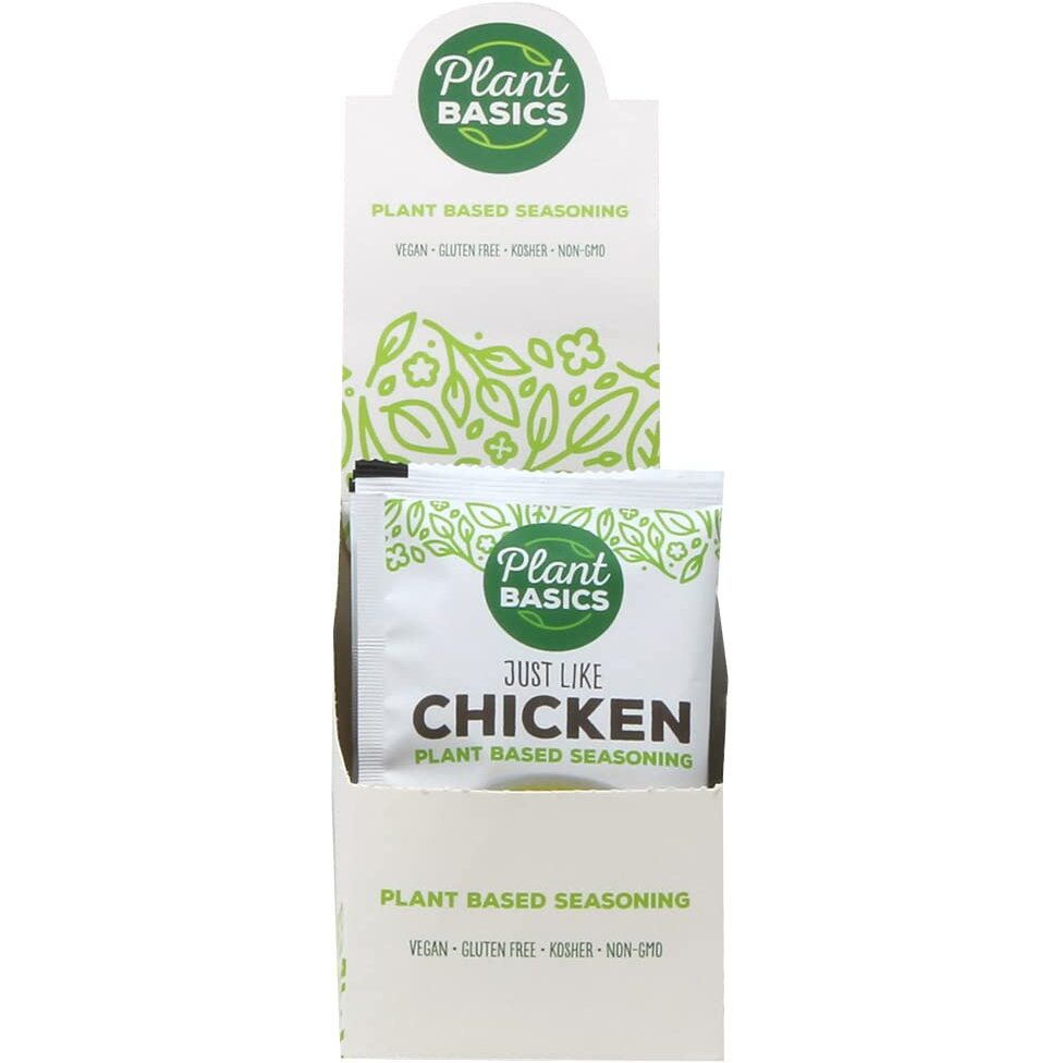 Plant Basics - Plant Based Seasoning, Just Like Chicken, 2 Ounce (Pack Of 12), Vegan, Gluten Free, Kosher, Non-Gmo