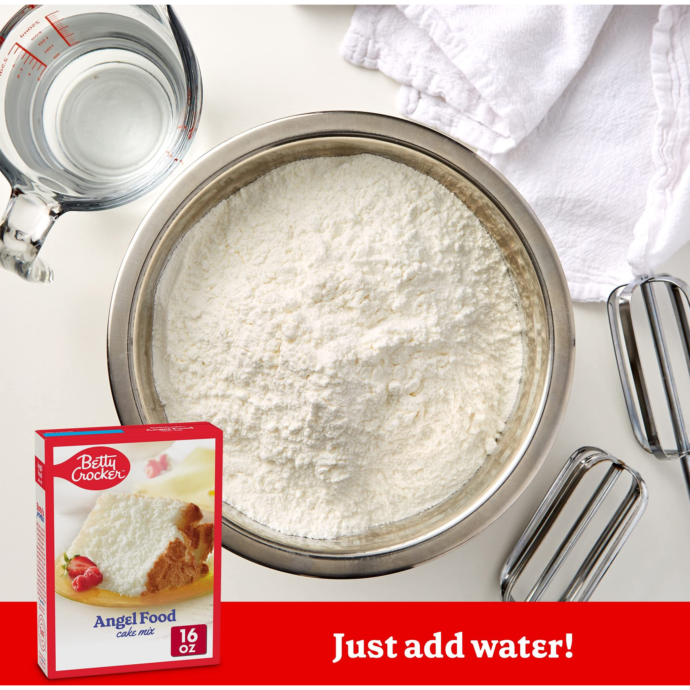 Betty Crocker Ready To Bake Angel Food Cake Mix, 16 Oz. (Pack Of 12)