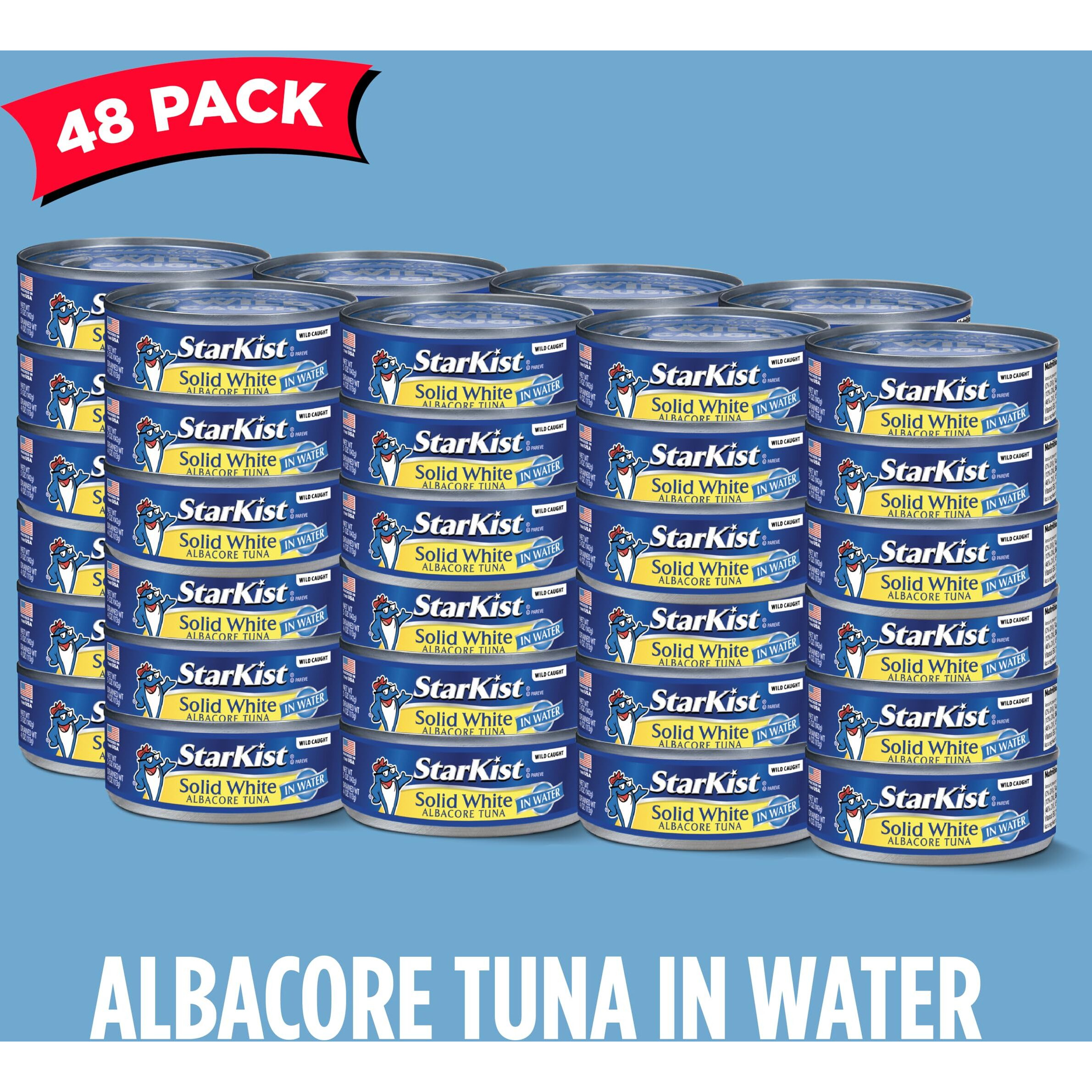 Starkist Solid White Albacore Tuna In Water - 5 Oz Can (Pack Of 48)