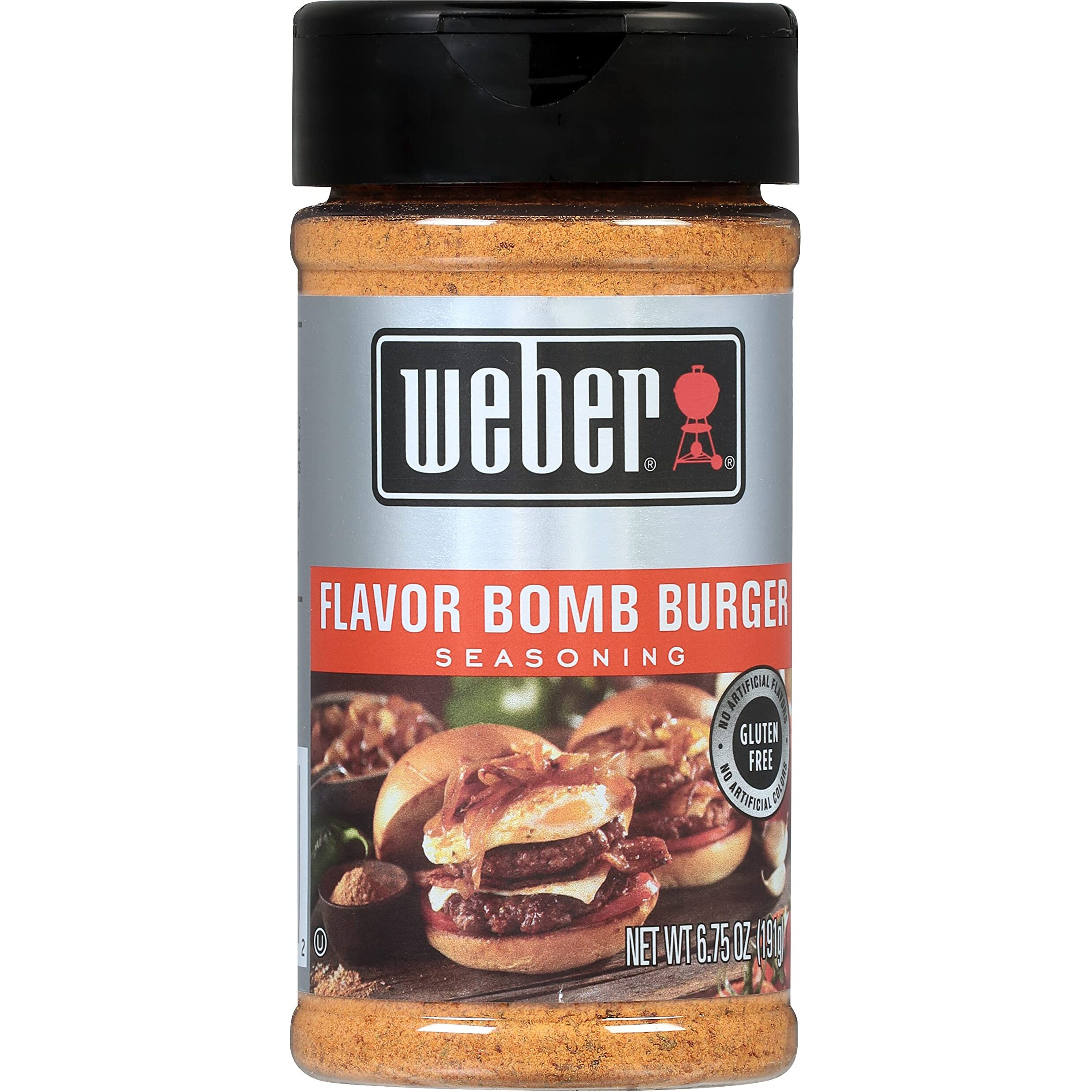 Weber Flavor Bomb Burger Seasoning, 6.75 Ounce Shaker (Pack Of 6)