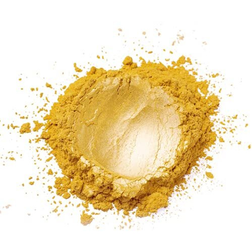 The Sugar Art - Sterling Pearl - Edible Shimmer Powder For Decorating Cakes, Cupcakes, Cake Pops, & More - Dust On Shine & Luster To Sweets - Kosher, Food-Grade Coloring - Super Gold - 2.5 Grams