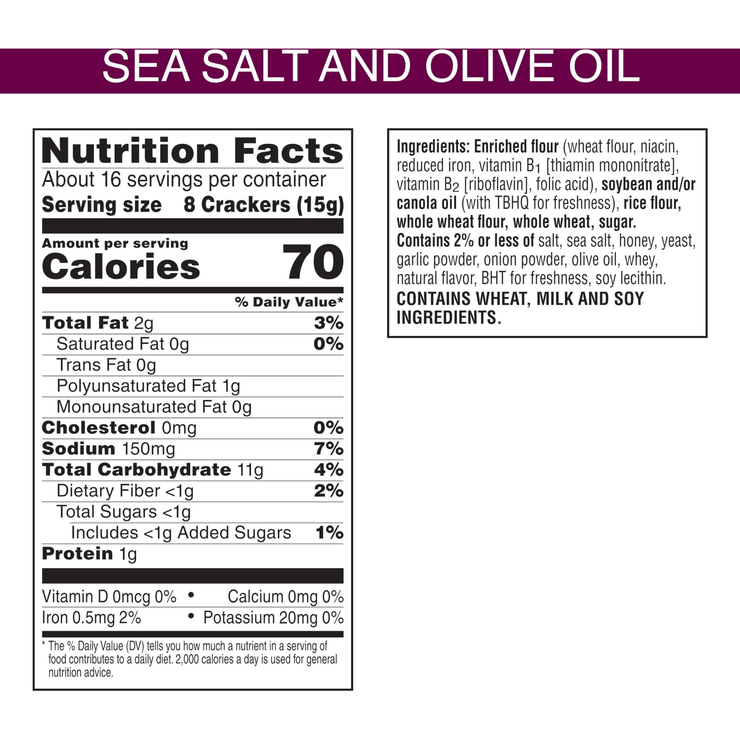 Toasteds Flatbreads Crackers, Party Snacks, Lunch Snacks, Sea Salt And Olive Oil (12 Boxes)