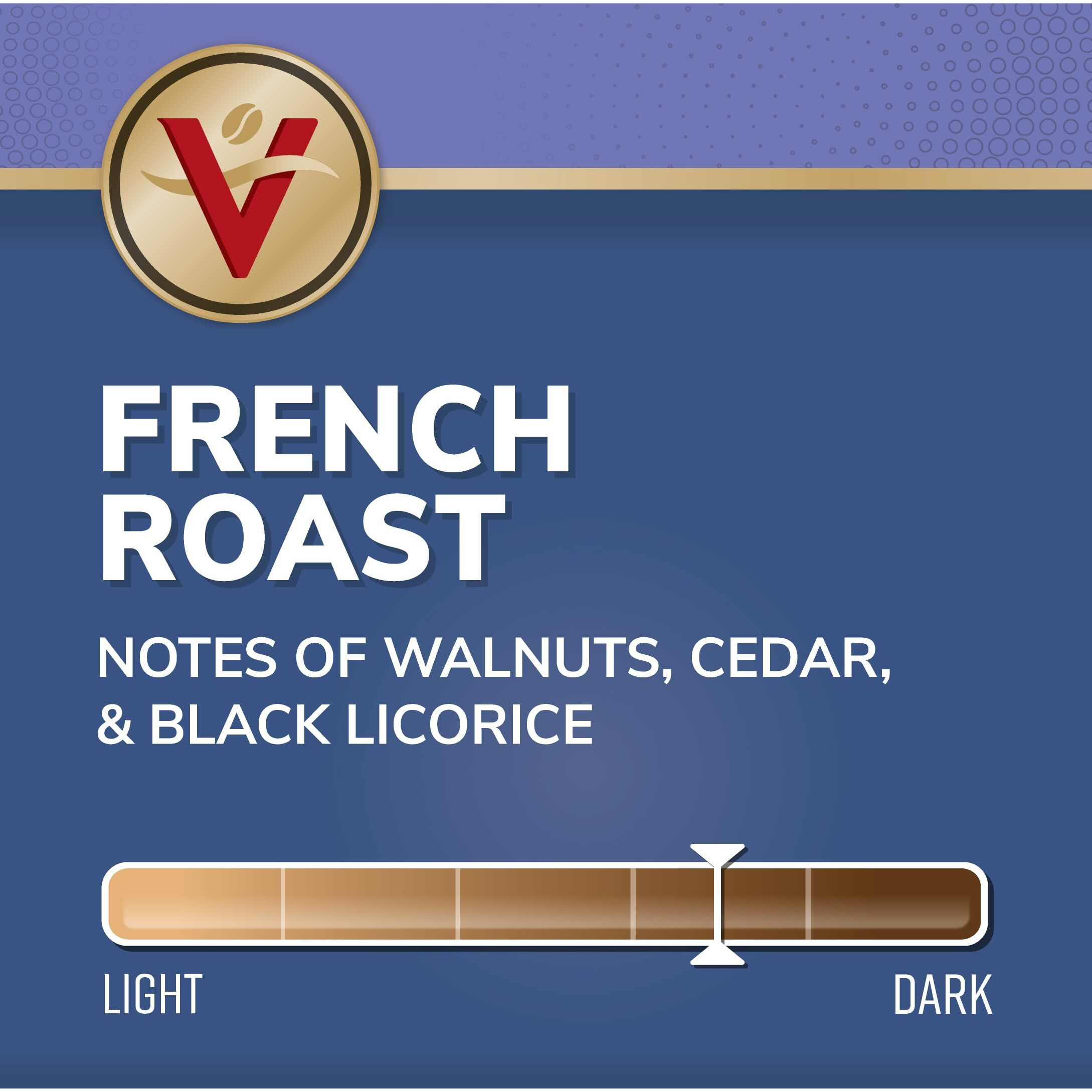 Victor Allen's Coffee French Roast, Dark Roast, 32 Count, Single Serve Coffee Pods For Keurig K-Cup Brewers