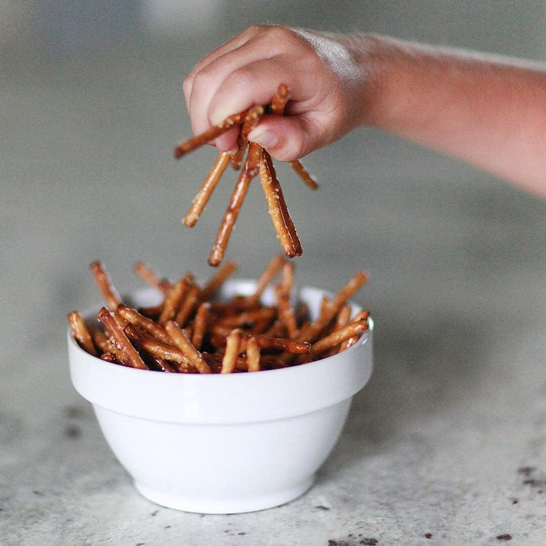 Pop Daddy Flavored Pretzels Sticks | Healthy Gourmet Pretzels Snacks | 7.5Oz Individual Bags | 3 Pack | Smoked Gouda