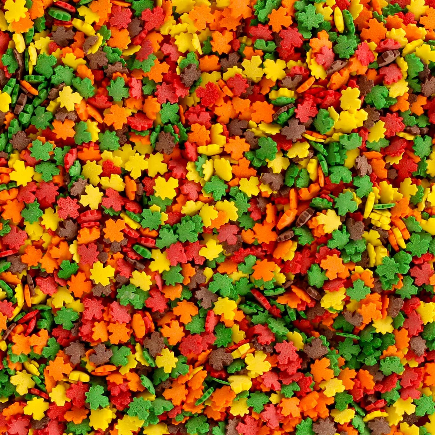 Fall Sprinkles - 1.7 Pounds - Bulk Fall Pumpkin Sprinkles - Fall Leaf Sprinkles For Baking - Autumn Leaf Sprinkles - Thanksgiving Sprinkles For Cupcakes, Cookies, Cake Decorating