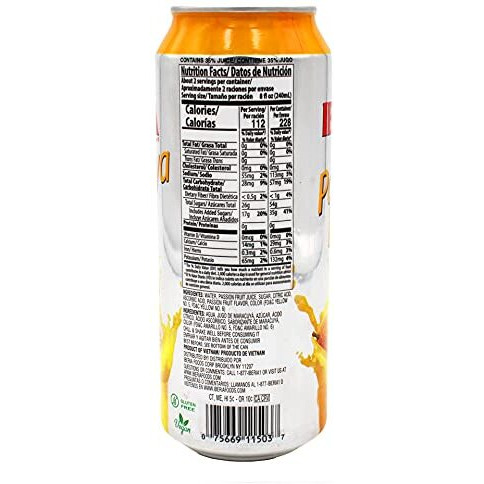 Iberia Passion Fruit Juice Drink, 16.57 Fl Oz (Pack Of 12)