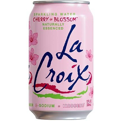 Lacroix Sparkling Water, Cherry Blossom, 12 Fl Oz (Pack Of 8)