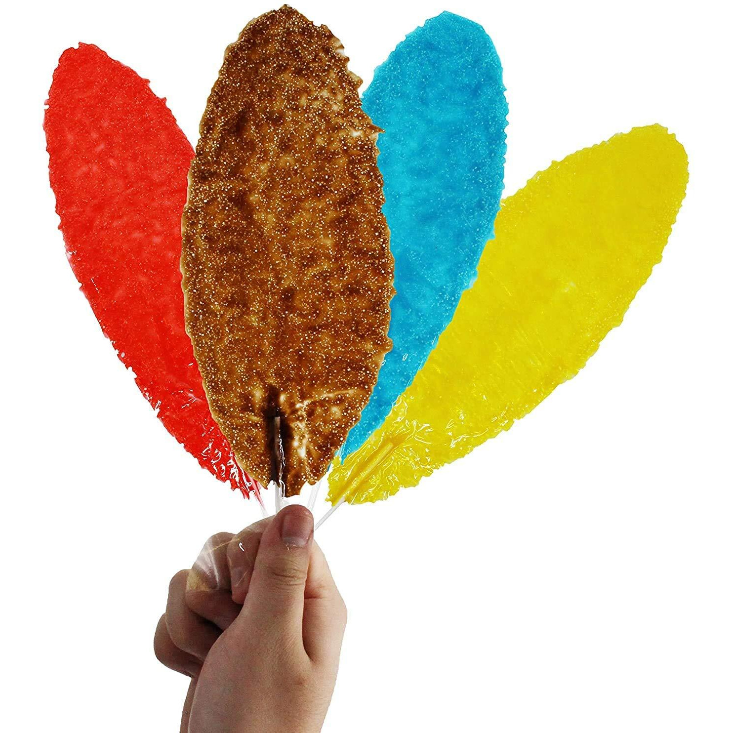 Mega Pg Mexican Slaps Lollipop Candy - 50 Pieces Mega Bundle - 5 Flavors - Tropical, Watermelon, Mango, Green Apple, And Blue Tamarind - Tik Tok Inspired