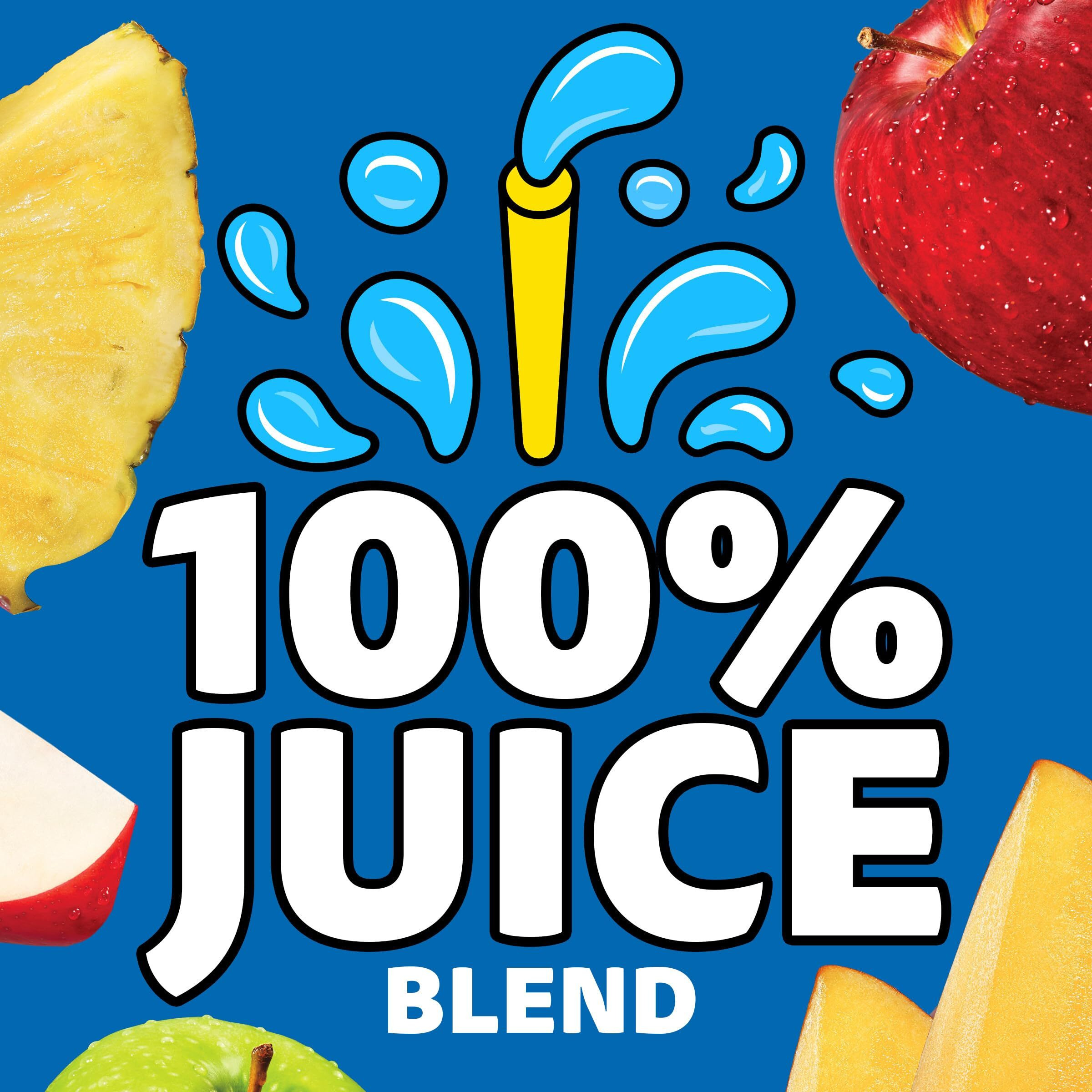 Capri Sun 100% Juice Mango Pineapple, (40 Count, 4 Packs Of 10), Packaging May Vary