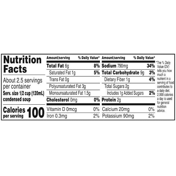 Campbell's, Condensed Cream Of Broccoli Soup, 10.75Oz Can (Pack Of 6)