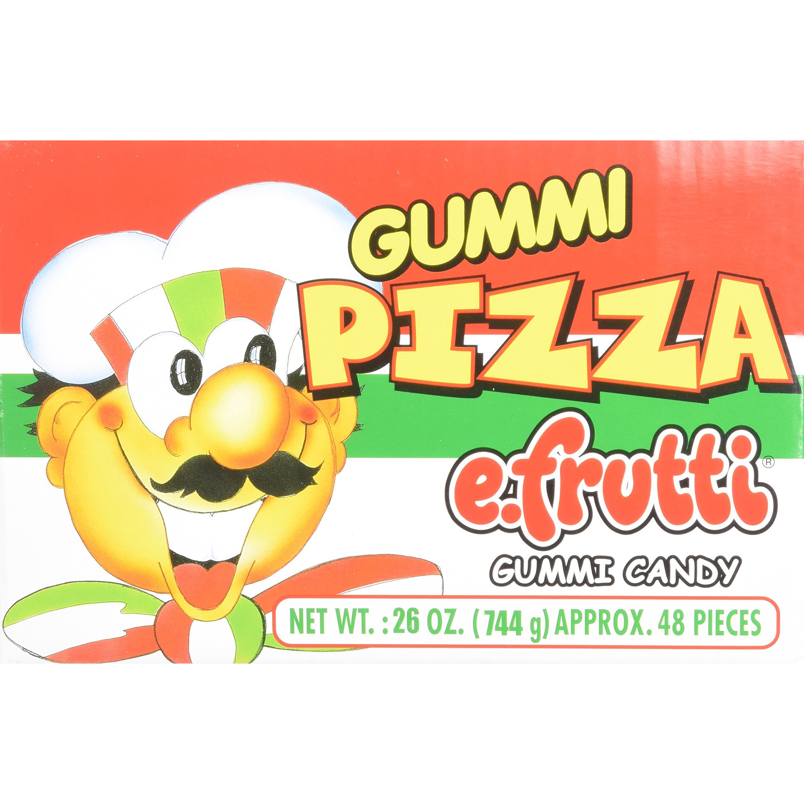 Gummi Pizza By E-Fruitti 48 Count (Net Wt. 26Oz)