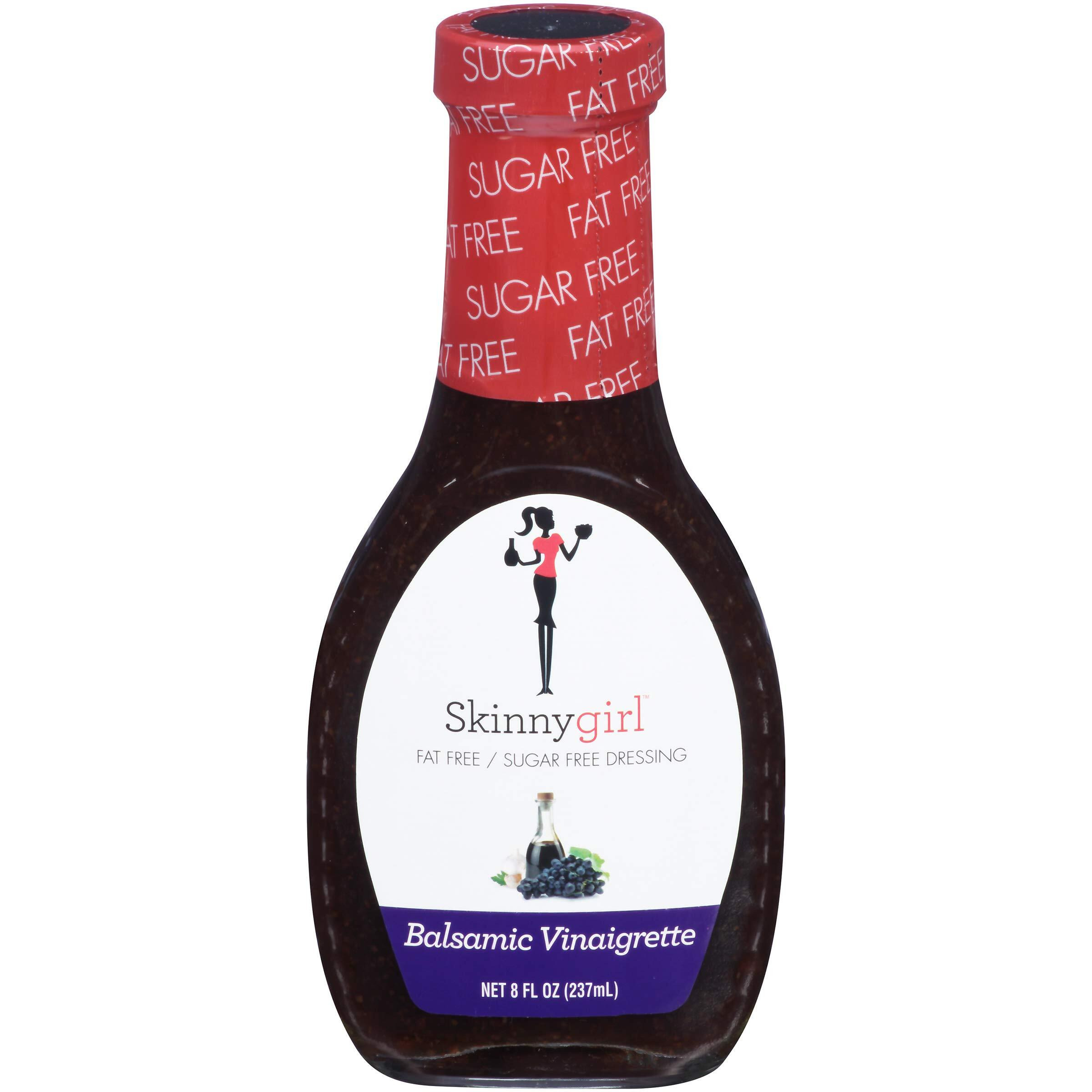 Skinnygirl Fat-Free Salad Dressing, Sugar-Free Balsamic Vinaigrette, 8 Ounce (Pack Of 12)