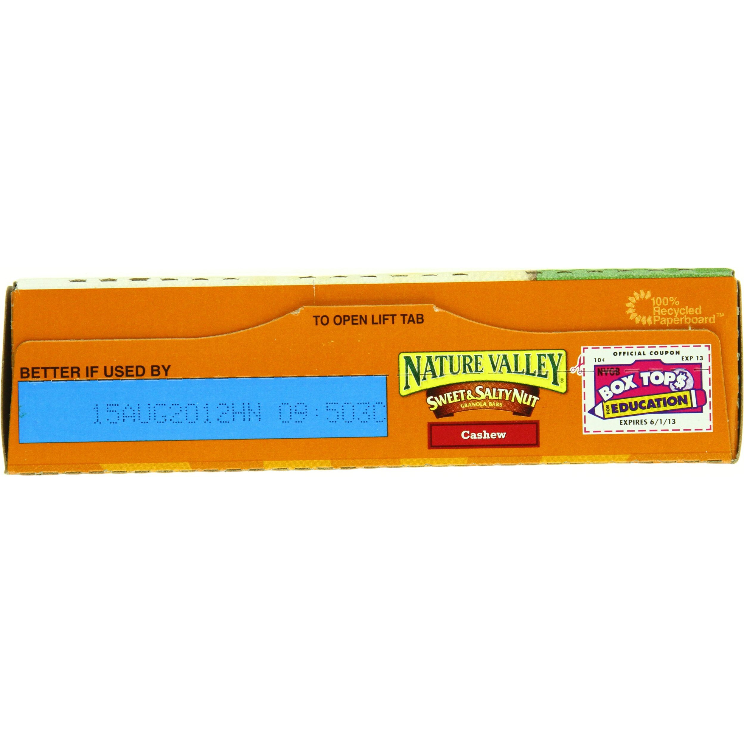 Nature Valley Granola Bars, Sweet And Salty Nut, Cashew, 1.2 Oz, Six Ct (Pack Of 6)