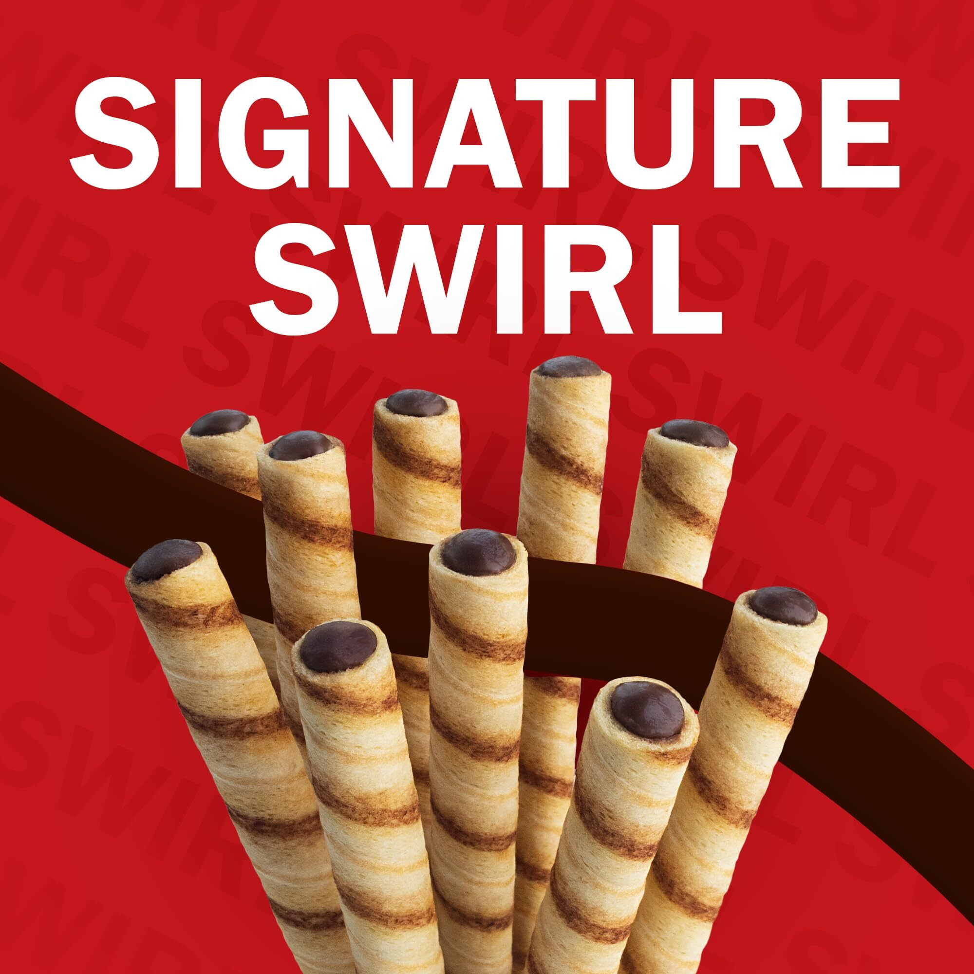 Pirouline Rolled Wafers - Dark Chocolate - Rolled Wafer Sticks, Crme Filled Wafers, Rolled Cookies For Coffee, Tea, Ice Cream, Snacks, Parties, Gifts, Birthdays - 3.25Oz Carton 12 Pack