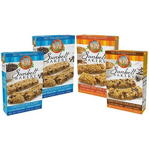 Sunbelt Bakery Combo Pack, 3 Flavor Chewy Granola Bar Variety Pack, 40 Piece Assortment