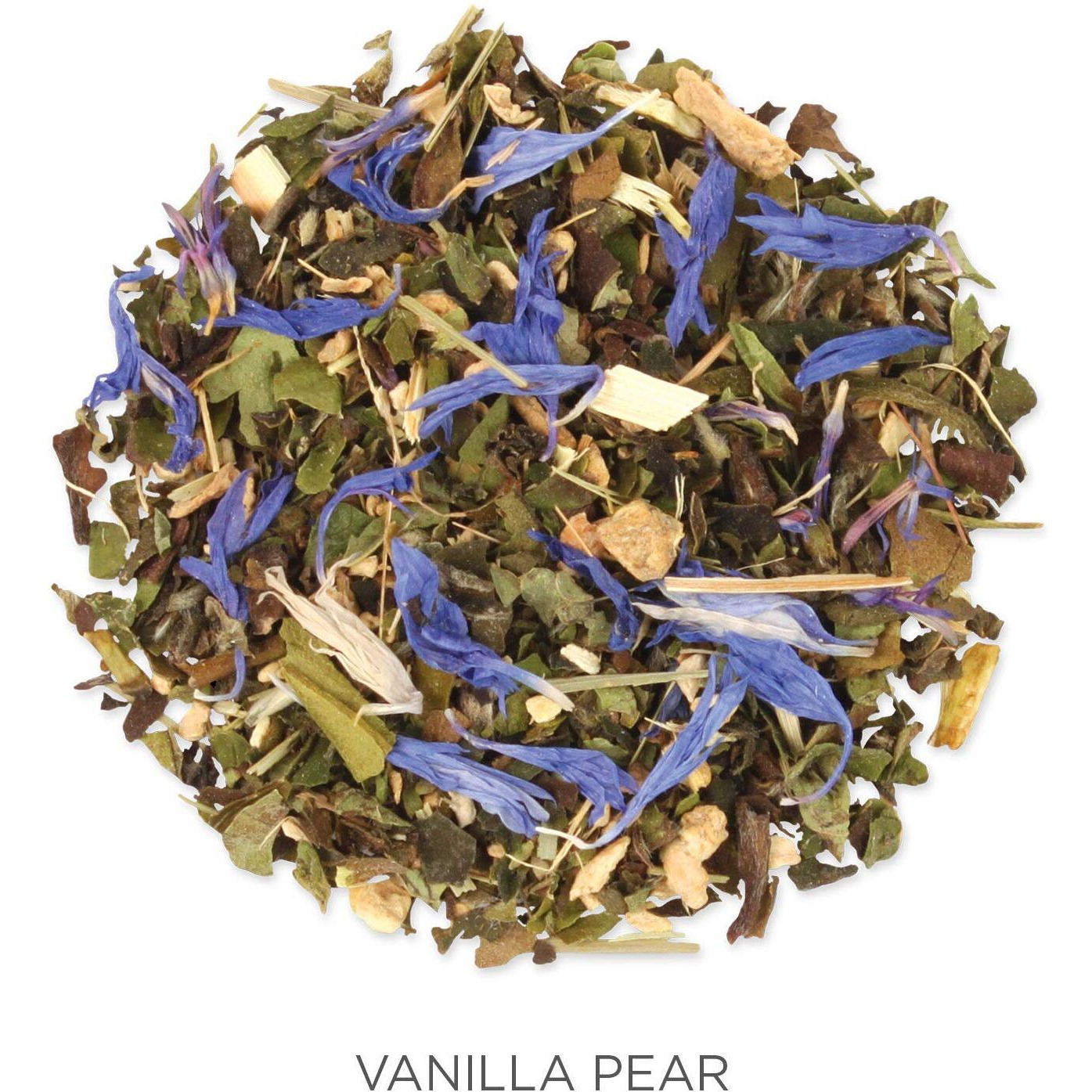 Tea Forte Vanilla Pear Organic White Tea, Loose Tea Canister Makes 35-50 Cups, Lotus Organic White Tea, 2.46 Ounces