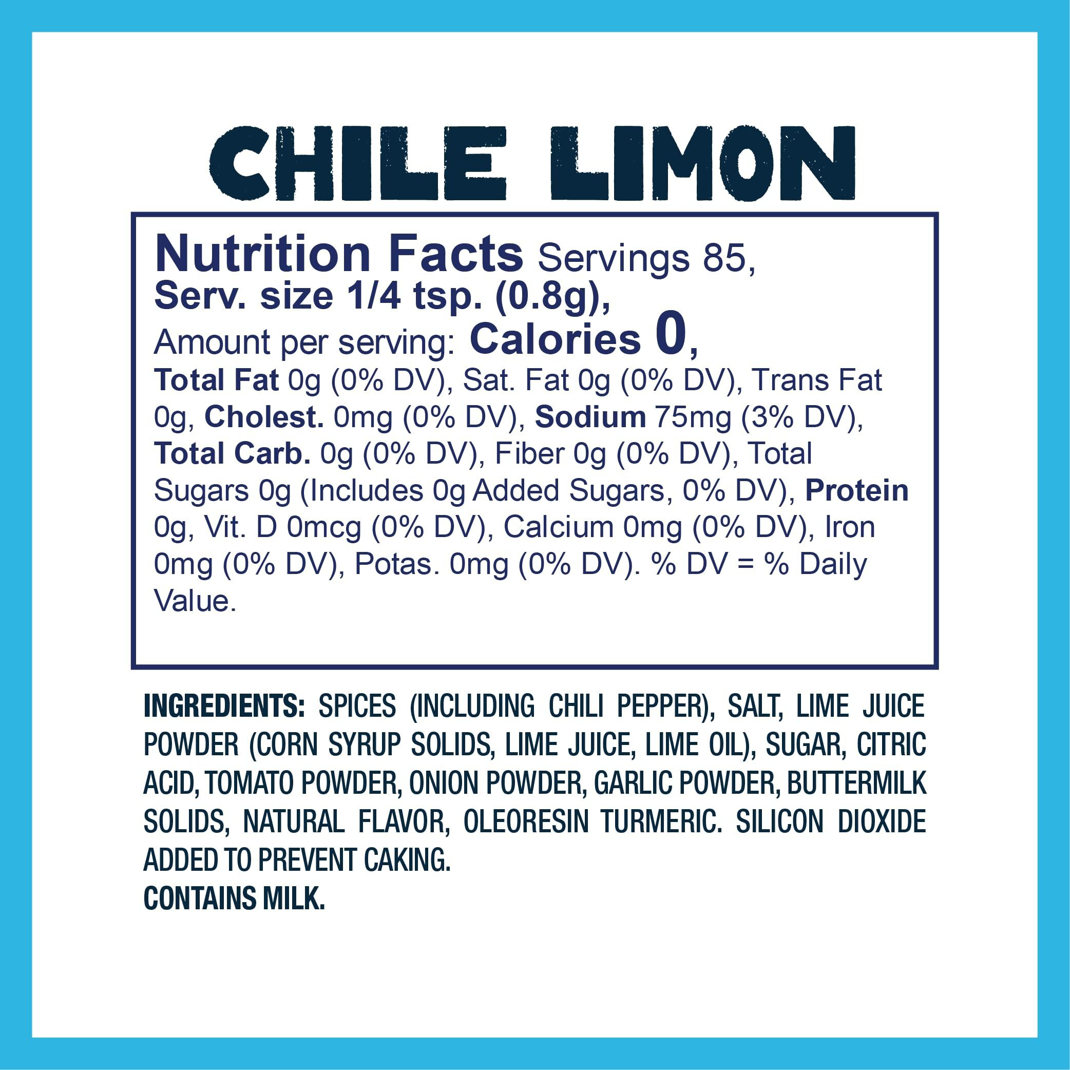 Kernel Season's Popcorn Seasoning, Chile Limon, 2.4 Ounce (Pack Of 6)
