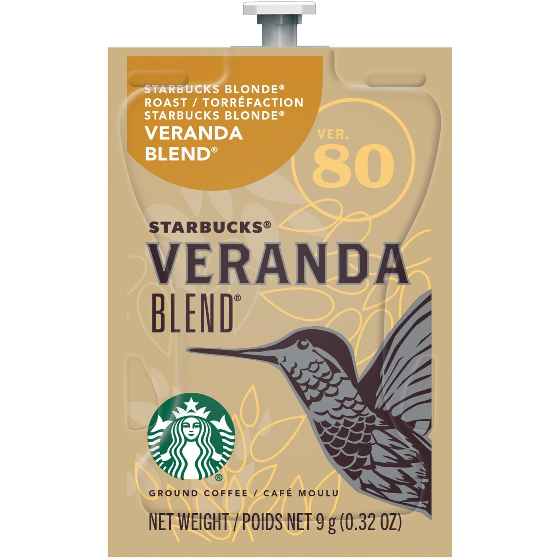 Starbucks, Mdksx01, Veranda Blend Freshpack, 80 / Carton