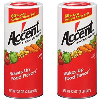 Accent Flavor Enhancer - 2 Lb. Canister By Accent [Foods] (Pack Of 2)
