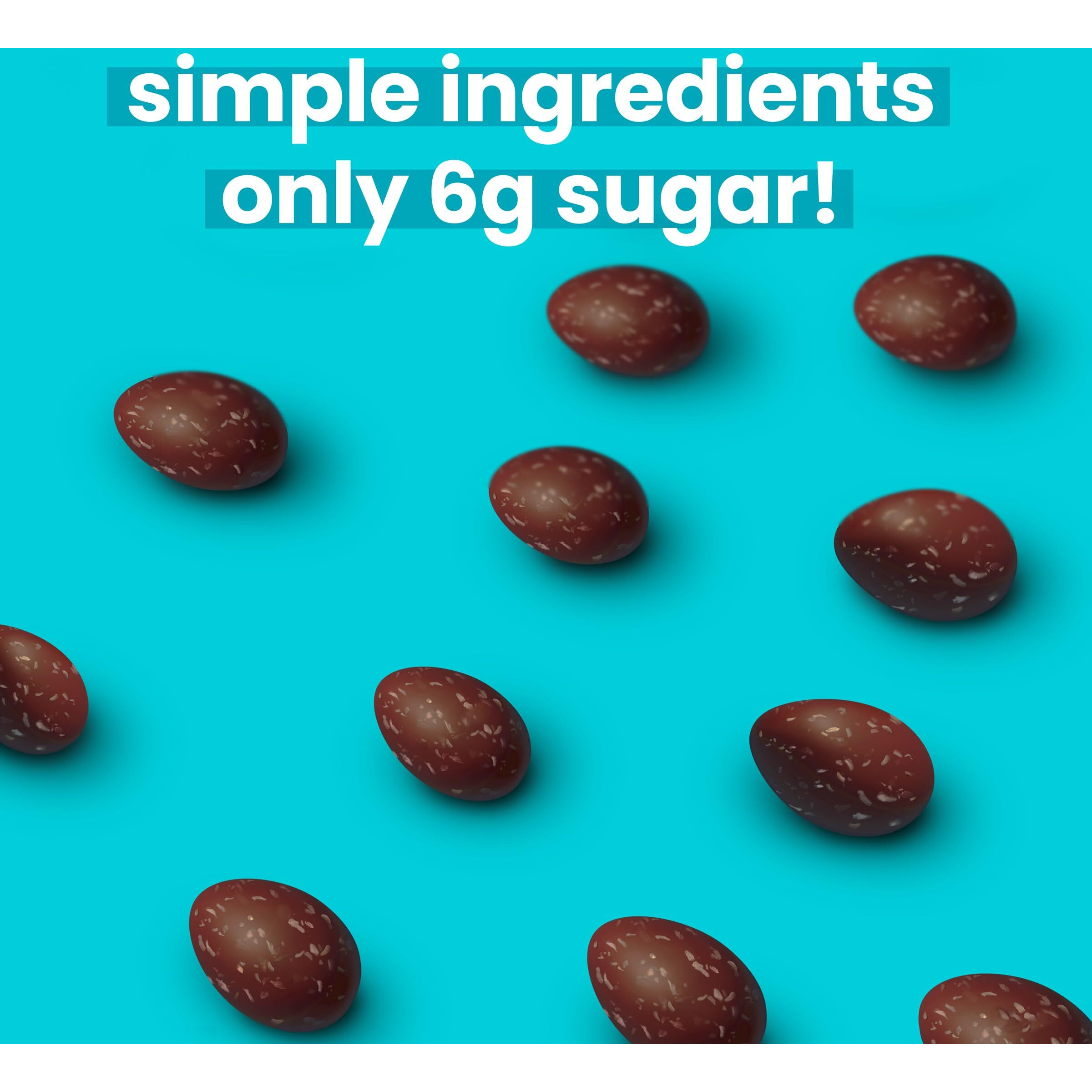 Unreal Dark Chocolate Coconut Almonds (6 Pack) - Certified Vegan, Gluten Free, Fair Trade, Non-Gmo, No Sugar Alcohols Or Soy (6 Bags)