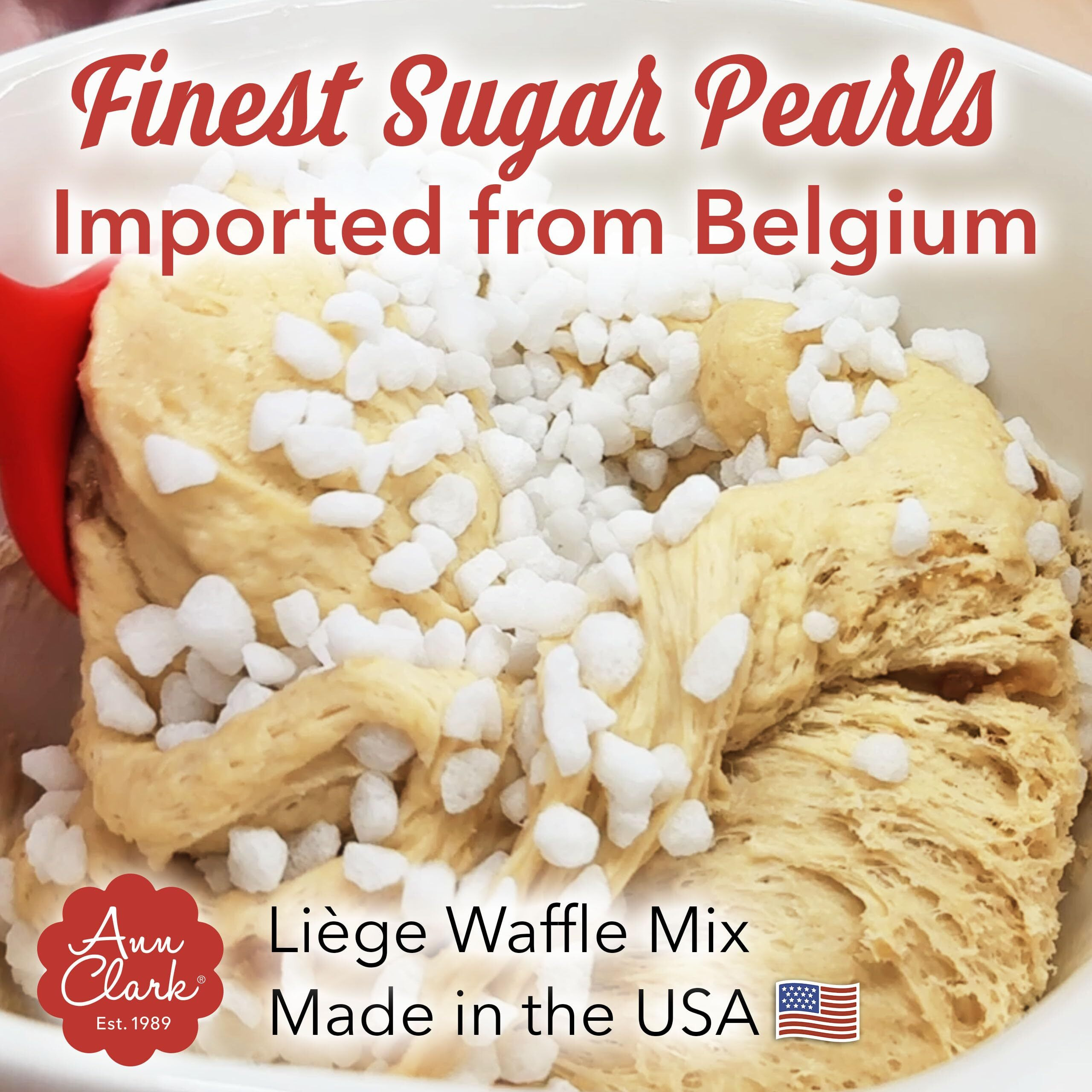Ann Clark Belgian Lige Sugar Waffle Mix With Authentic Pearl Sugar
