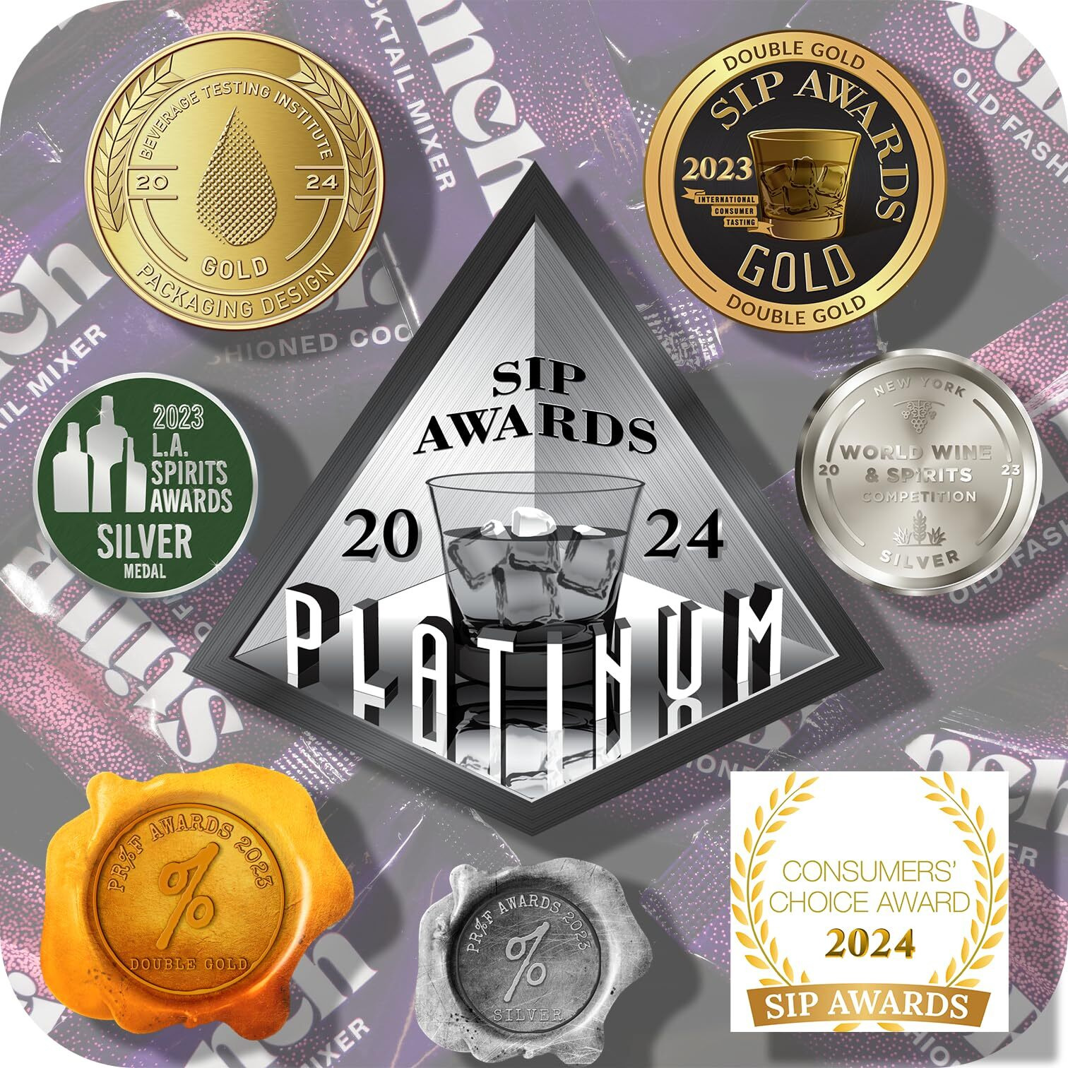 Still Branch Single-Serve Old Fashioned Mix Cocktail Syrup - Handcrafted Cocktail Mixer With Real Bitters, Italian Cherry, Sorghum, Maple And Dark Brown Sugars - No Refrigeration Needed - 28 Sachets