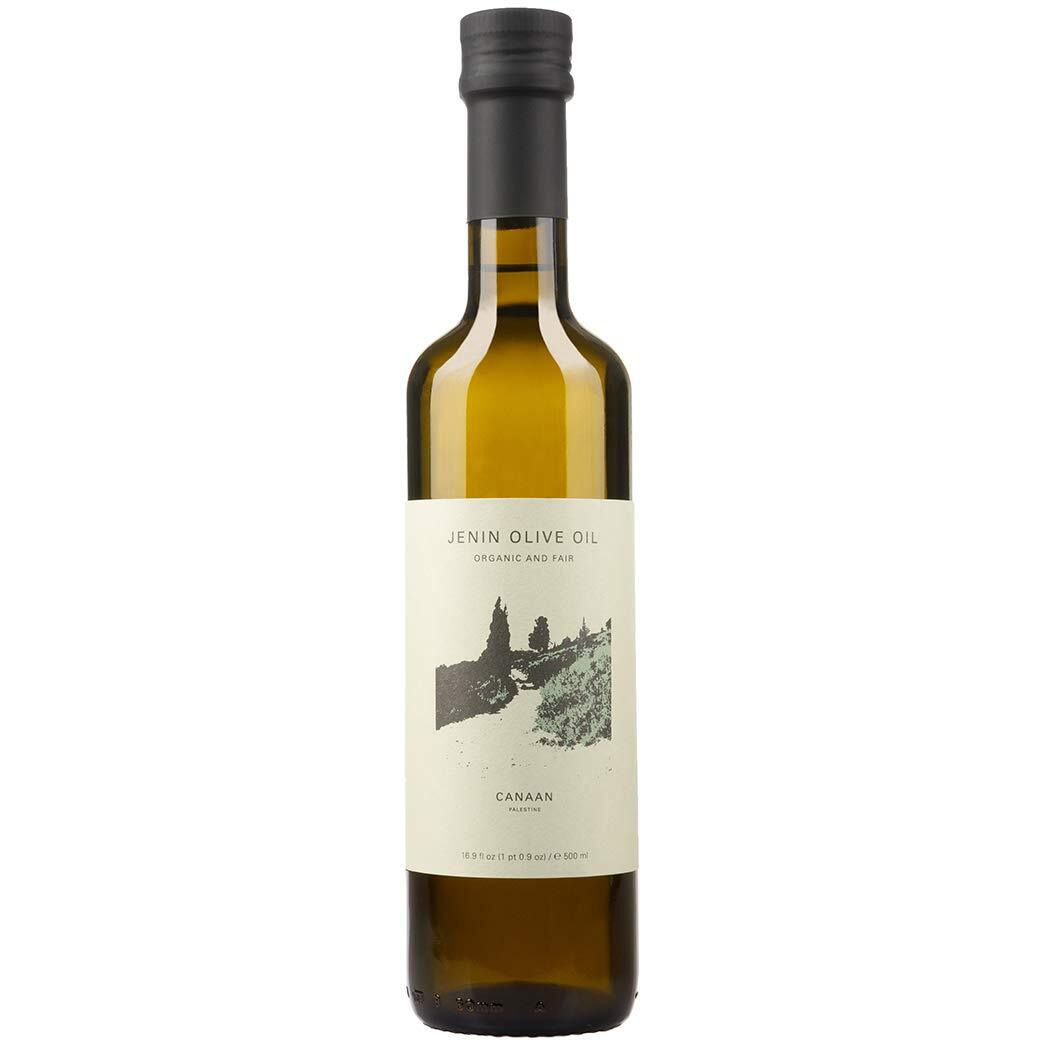 Canaan Fair Trade Organic Cold-Pressed Jerusalem Olive Oil, 16.9 Oz