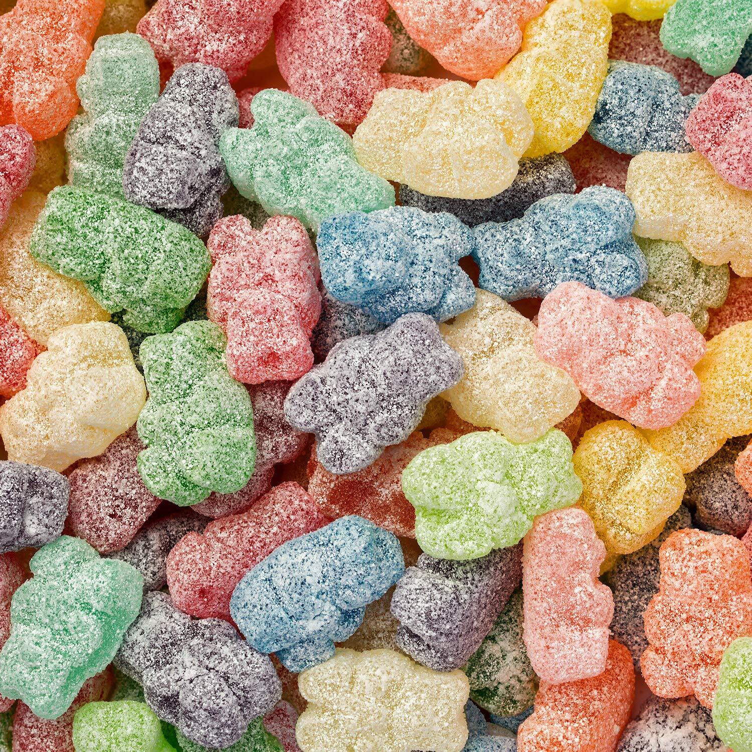 Albanese World's Best Sour 12 Flavor Gummi Bears, 7Oz Bag Of Candy (Pack Of 12), Individually Wrapped Soft & Chewy Candy Snacks, Flavor Assortment