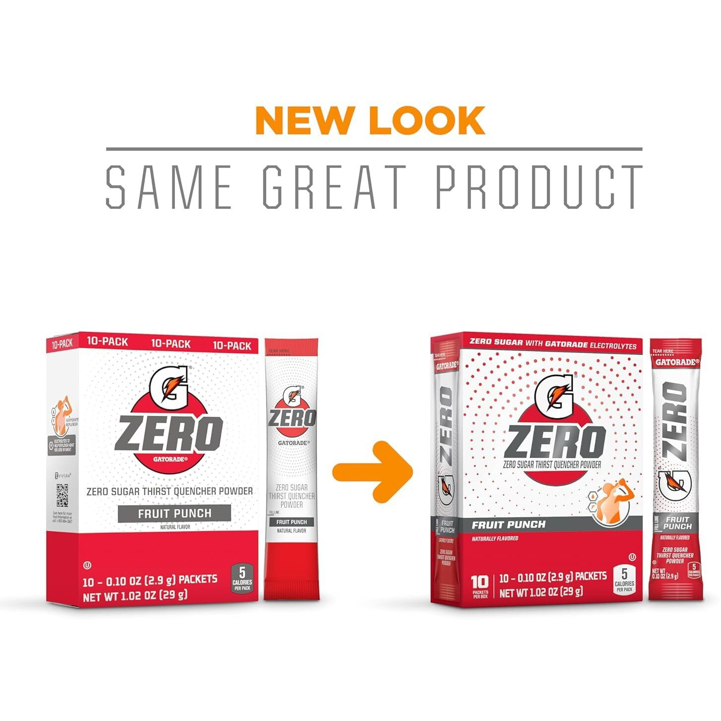 Gatorade G Zero Powder, Glacier Freeze, 0.10 Oz Packets (120 Pack)