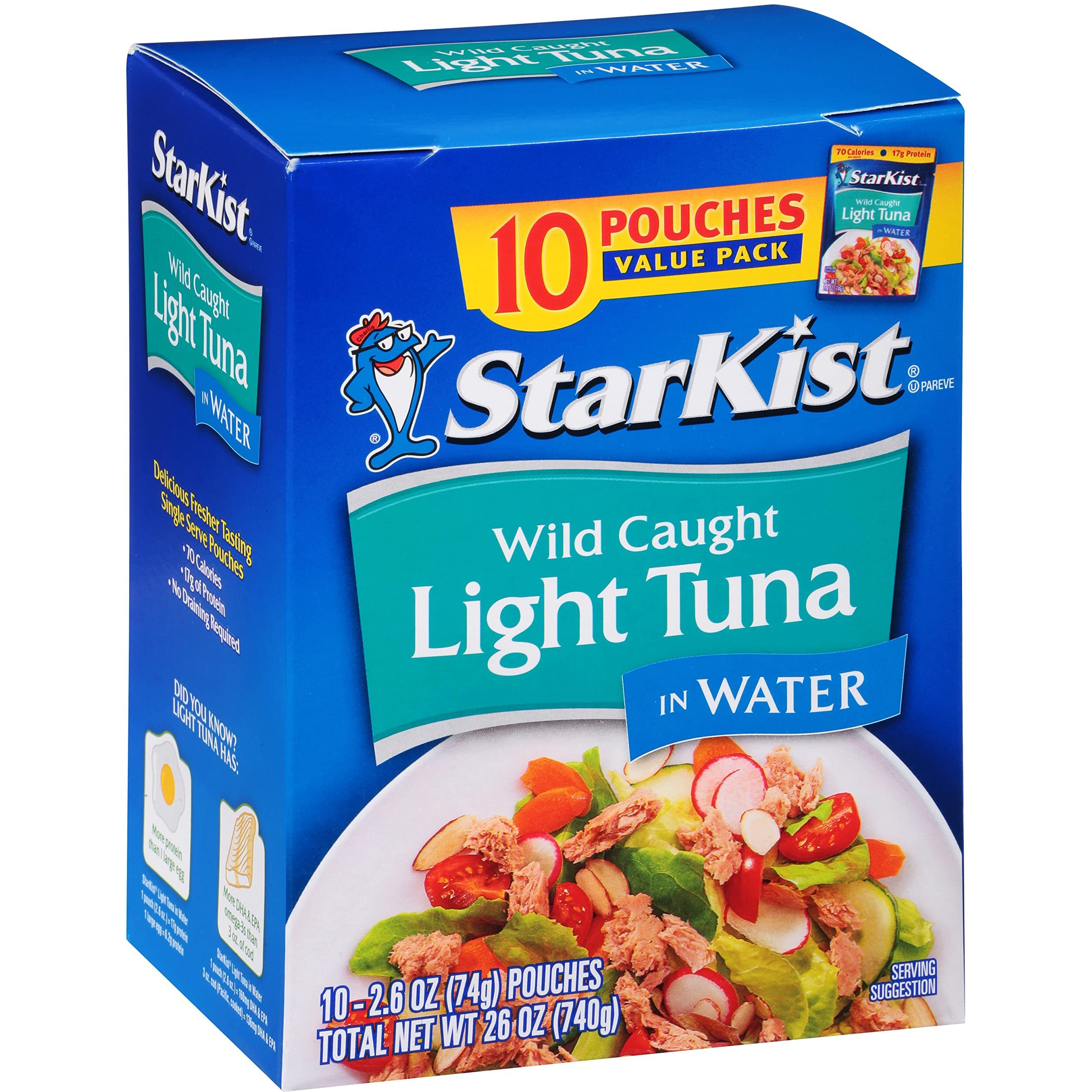 Starkist Chunk Light Tuna In Water, 2.6 Ounce (Pack Of 10)
