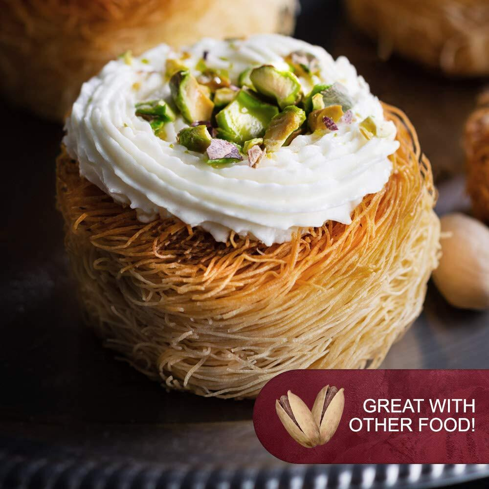 Turkish Antep Pistachios 5 Pounds (80Oz) - Premium Quality Kosher Roasted Pistachios By We Got Nuts - Natural & Healthy Rich Flavor Snack - Whole, & Salted - Air-Tight Resealable Bag Package