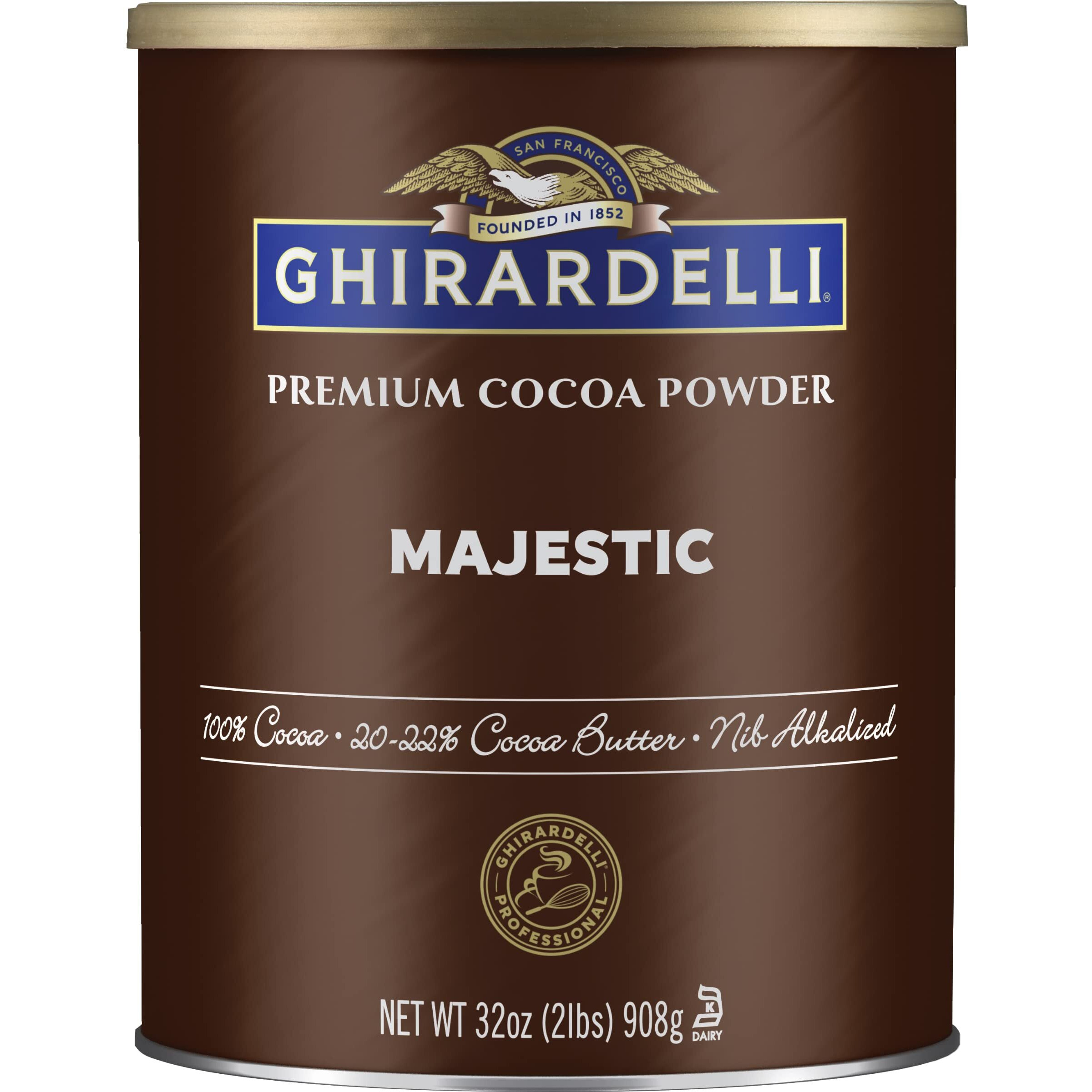 Ghirardelli Majestic Premium Cocoa Powder, 32 Oz