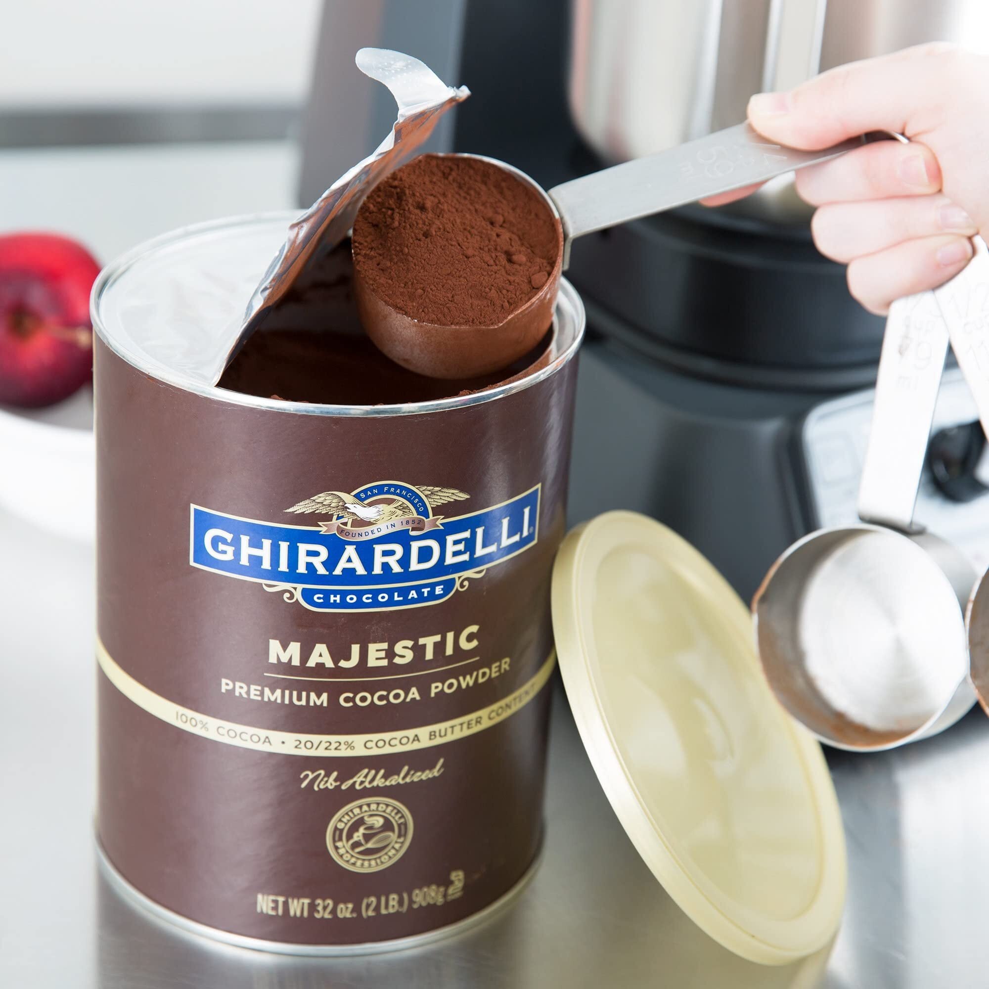 Ghirardelli Majestic Premium Cocoa Powder, 32 Oz