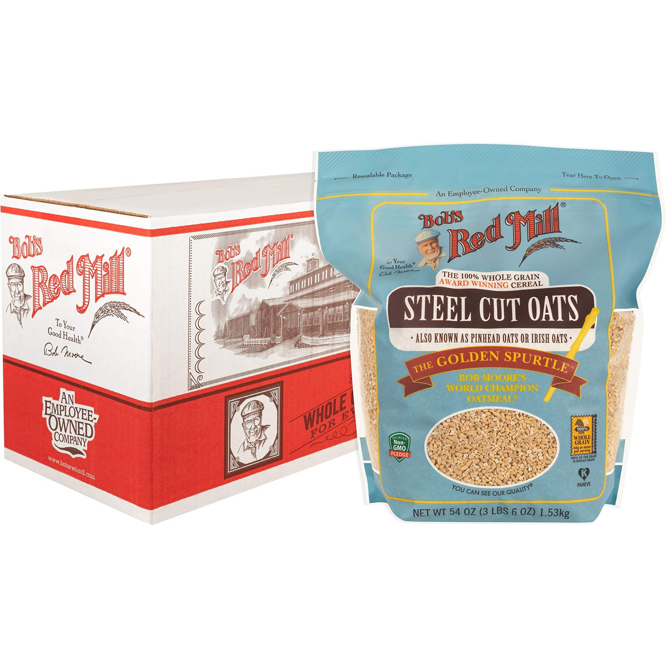 Bob's Red Mill Steel Cut Oats, 54-Ounce (Pack Of 4)