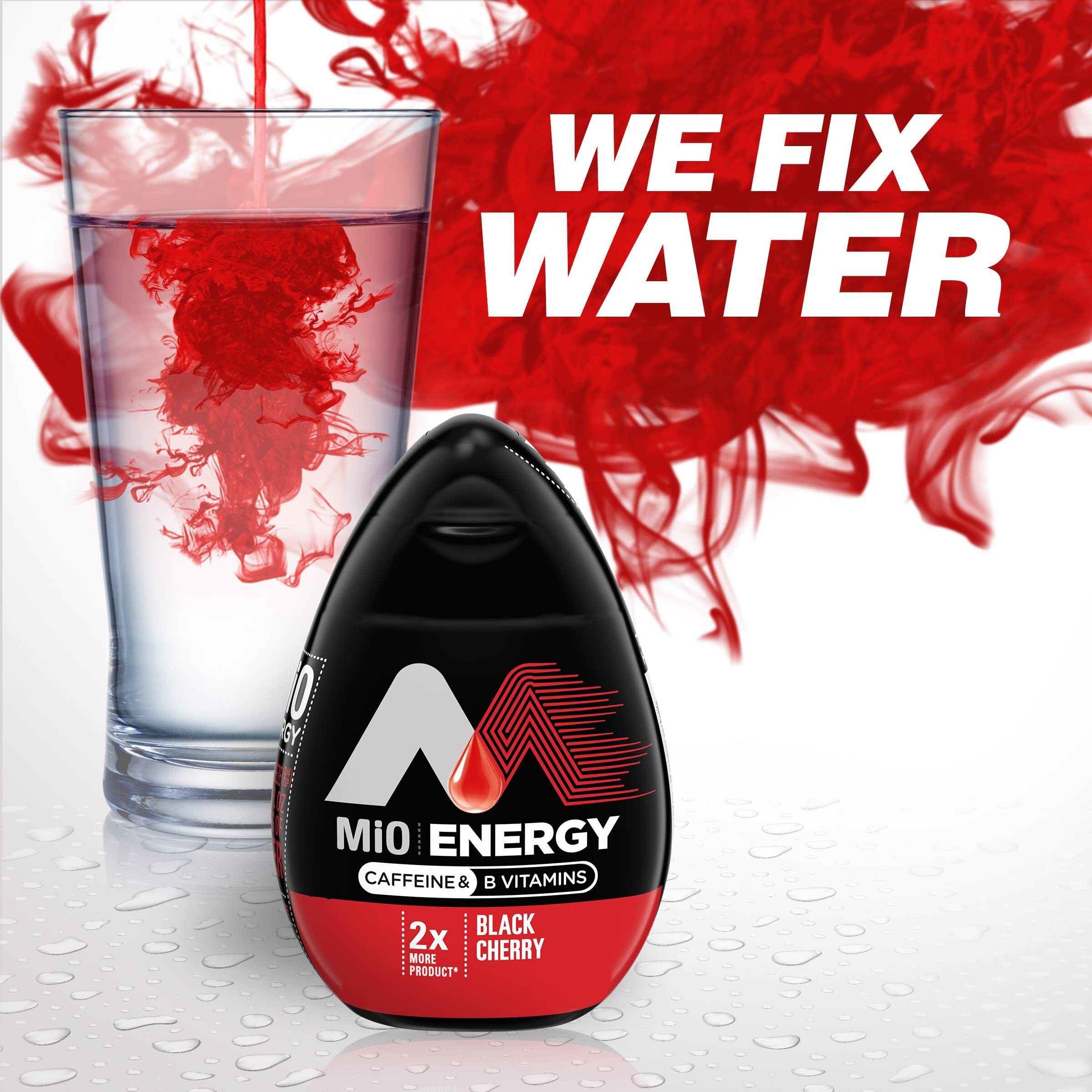 Mio Energy Black Cherry Naturally Flavored Liquid Water Enhancer 8 Count 3.24 Fl Oz