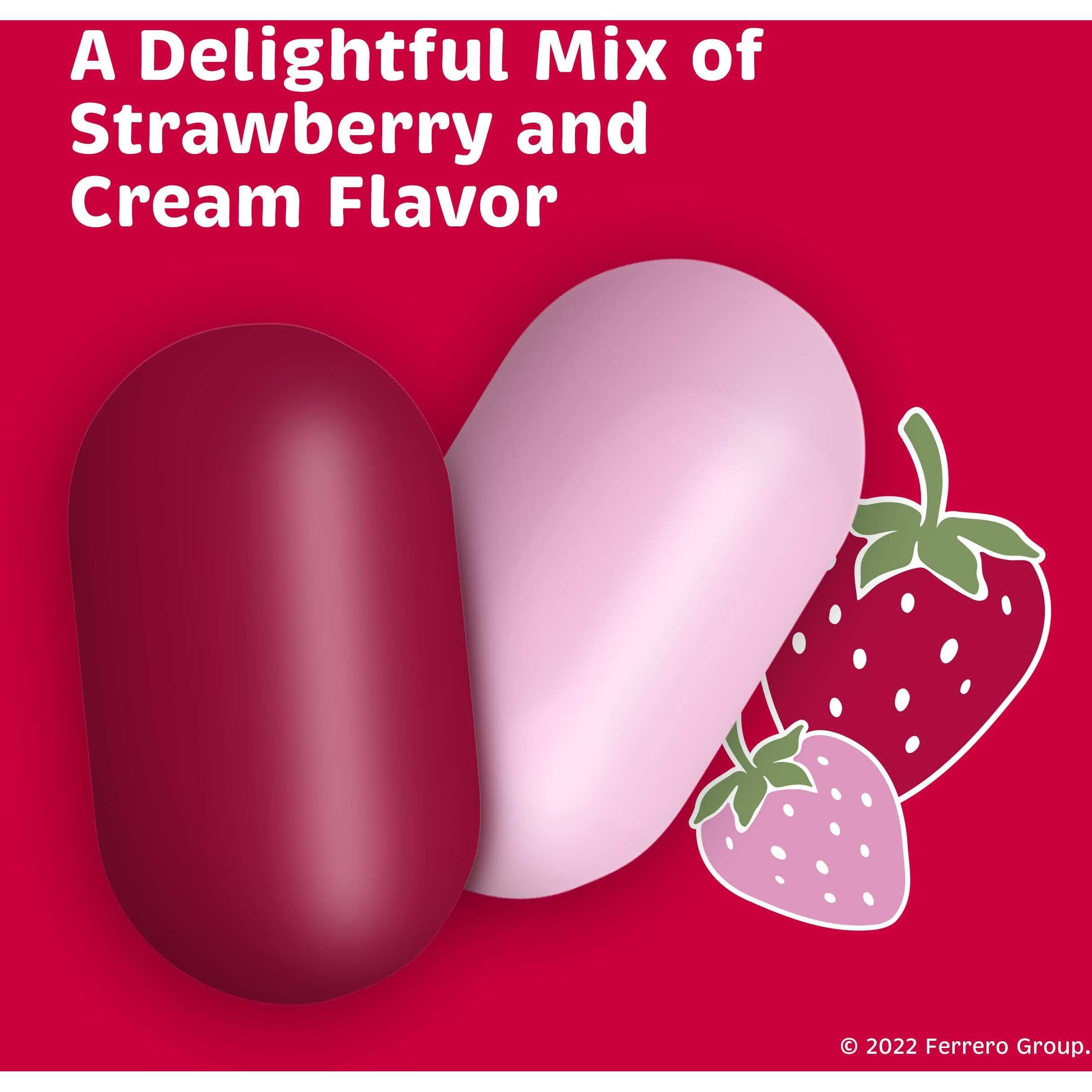 Tic Tac Strawberry & Cream Flavored Mints, Bulk 8 Pack, On-The-Go Refreshment, 3.4 Oz Each