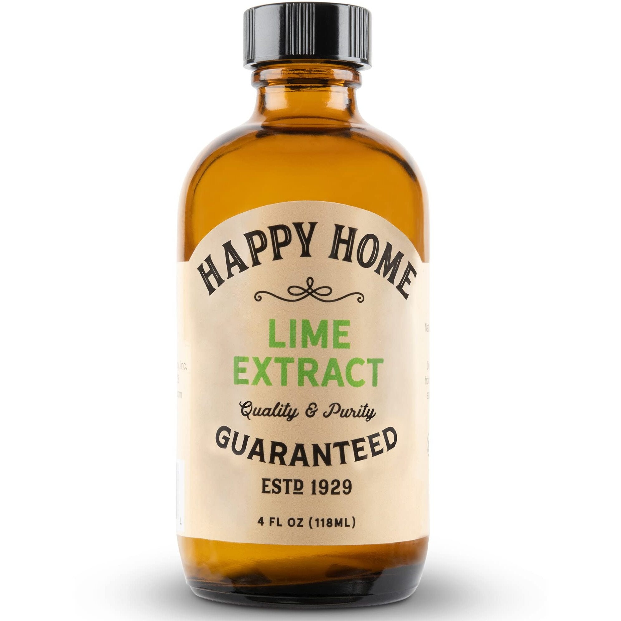 Happy Home Natural Lime Flavor - Certified Kosher, 4 Oz.