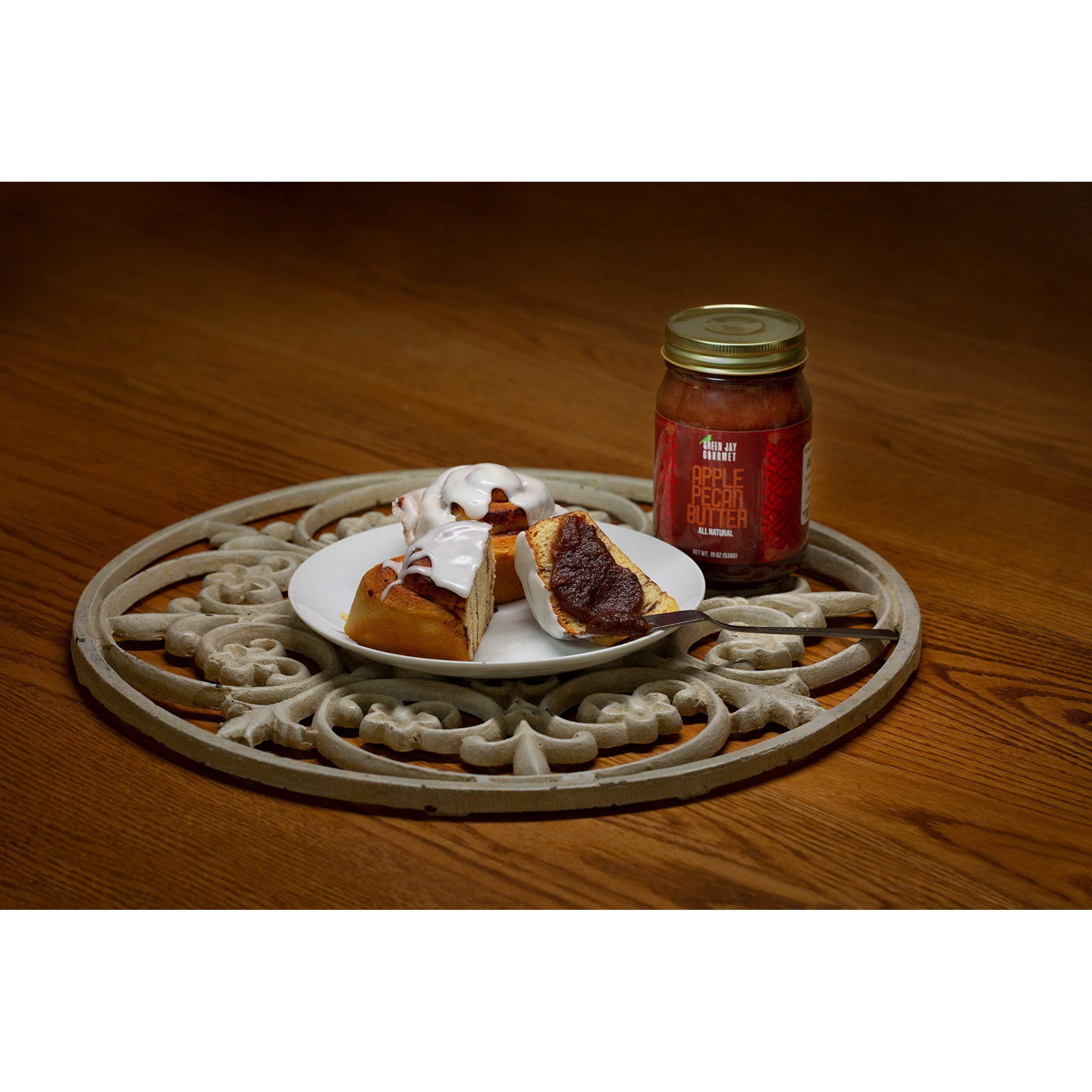 Green Jay Gourmet Apple Butter - All-Natural, Gluten-Free Fruit Spread - Apple Spread With Apples, Cinnamon & Spices - Gourmet Fruit Butter - No Corn Syrup, Preservatives Or Trans-Fats - 2 X 19 Ounces