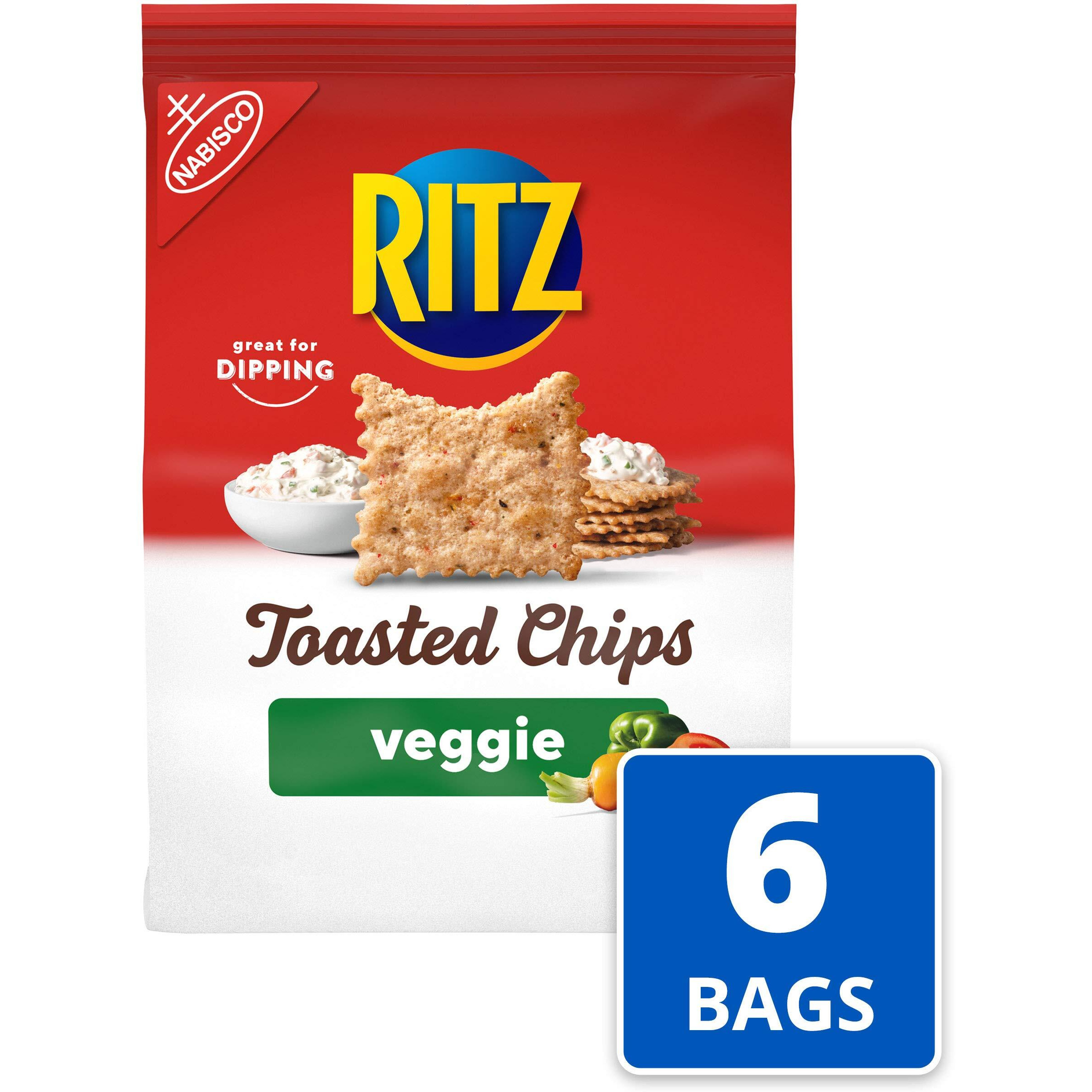 Ritz Toasted Chips Veggie, 6 - 8.1 Oz Bags